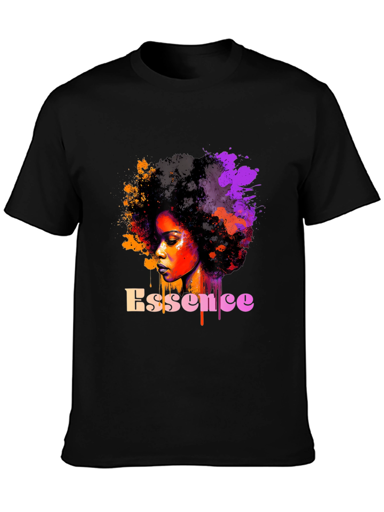 Essence Afro Art Graphic T-Shirt
