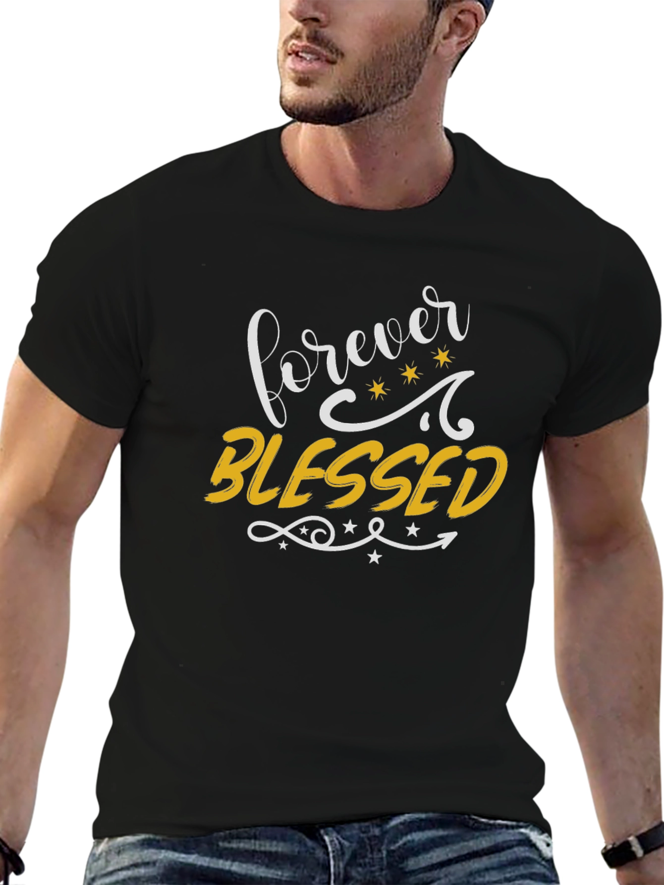 Forever Blessed Graphic Tee - Stylish Christian Apparel