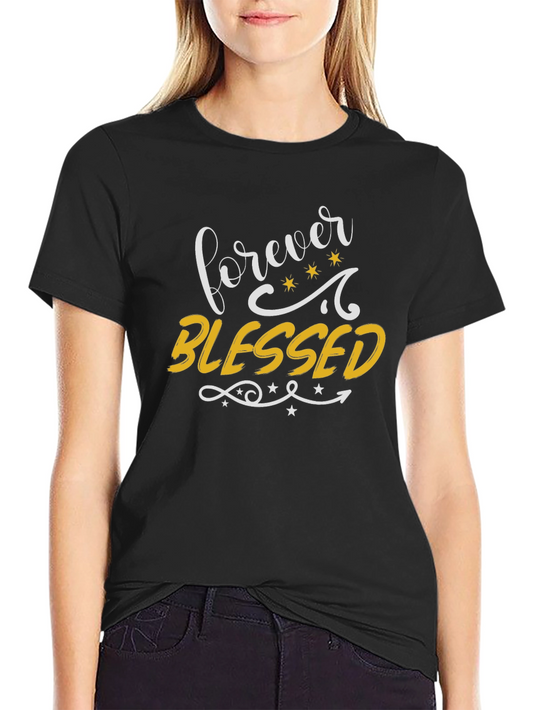 Forever Blessed Graphic Tee - Stylish Christian Apparel