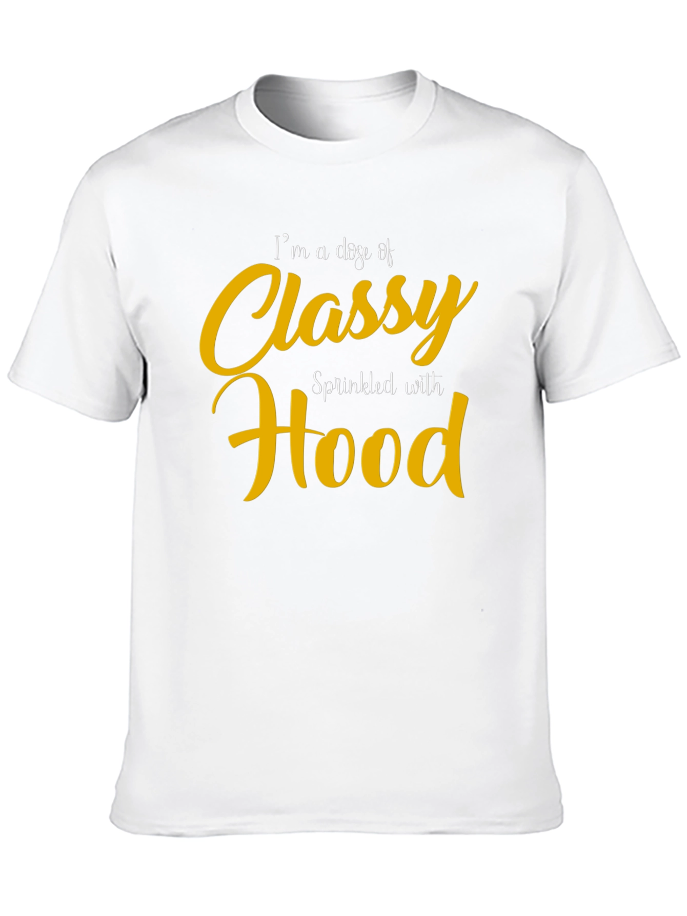 Classy Hood Graphic Tee - Mens Black T-Shirt