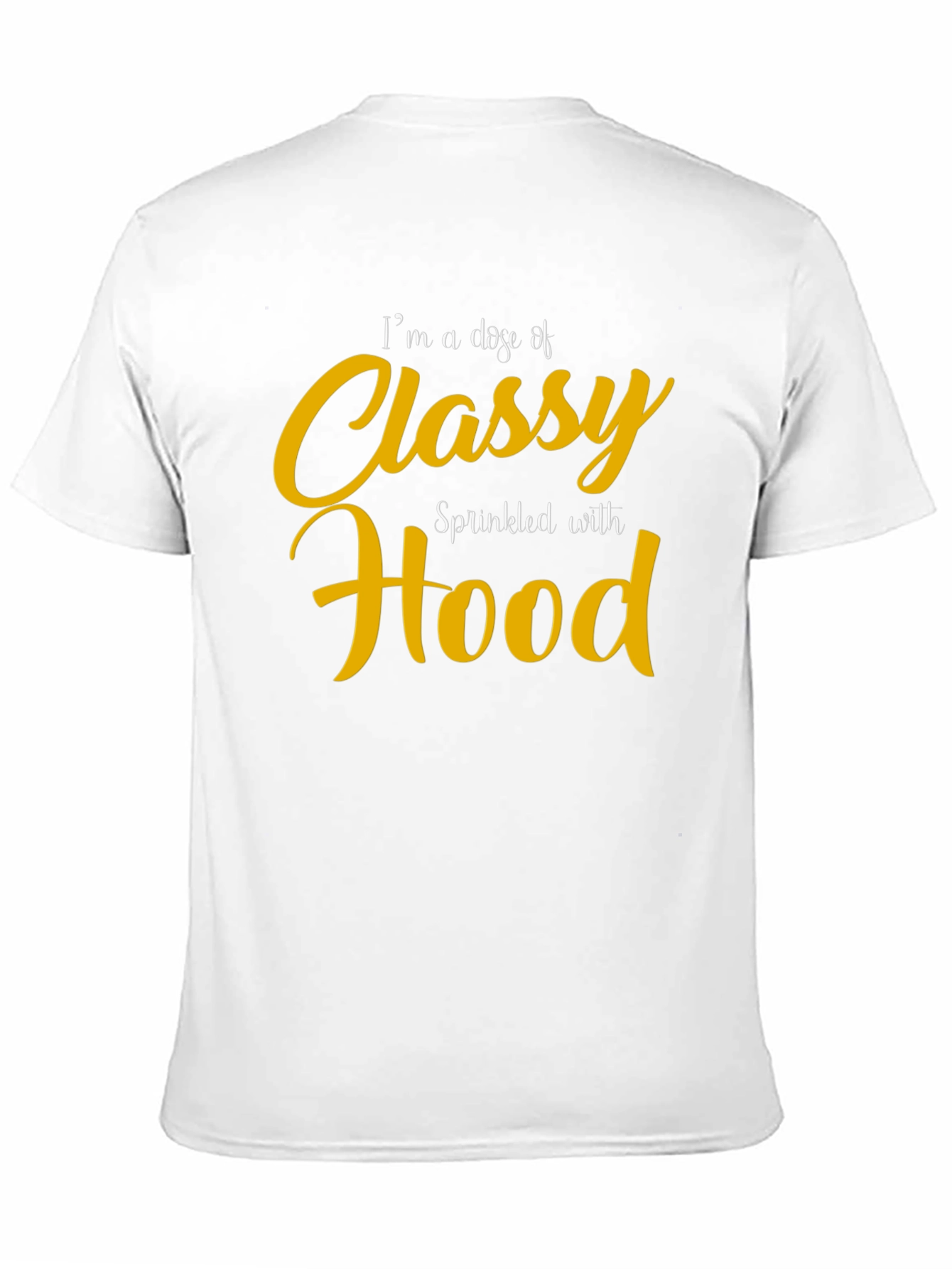 Classy Hood Graphic Tee - Mens Black T-Shirt