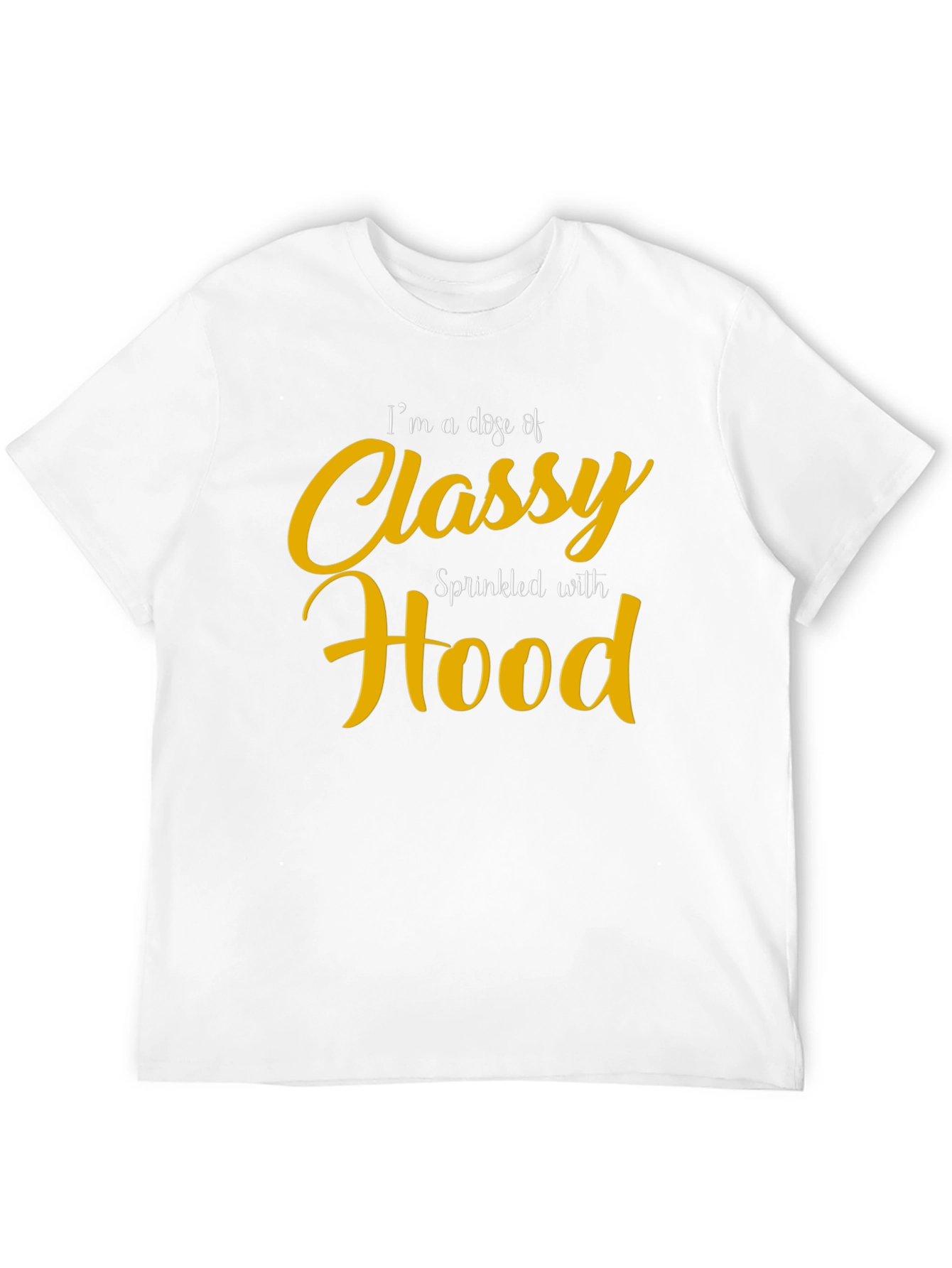 Classy Hood Graphic Tee - Mens Black T-Shirt