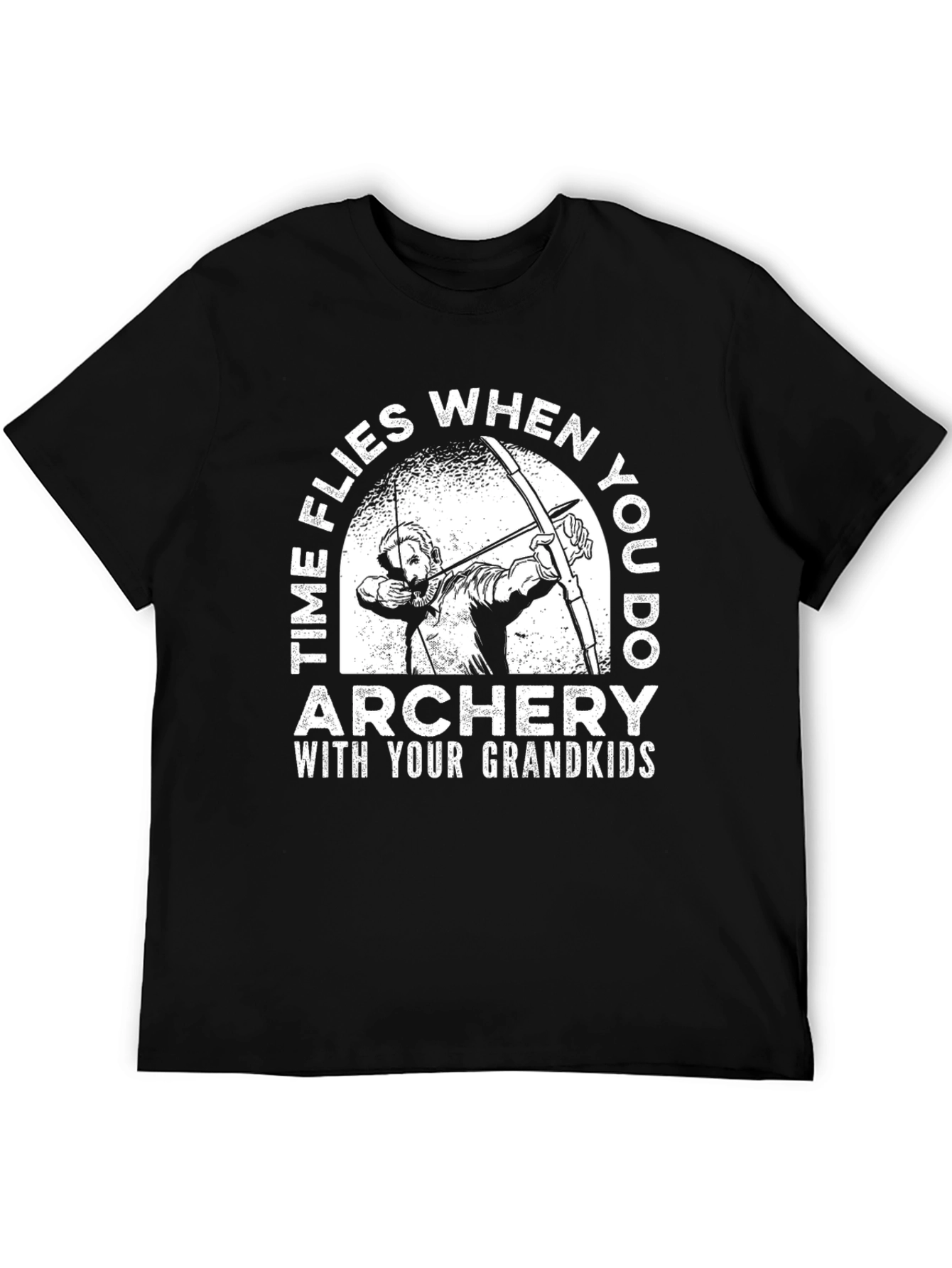 Archery with Grandkids T-Shirt - Time Flies!