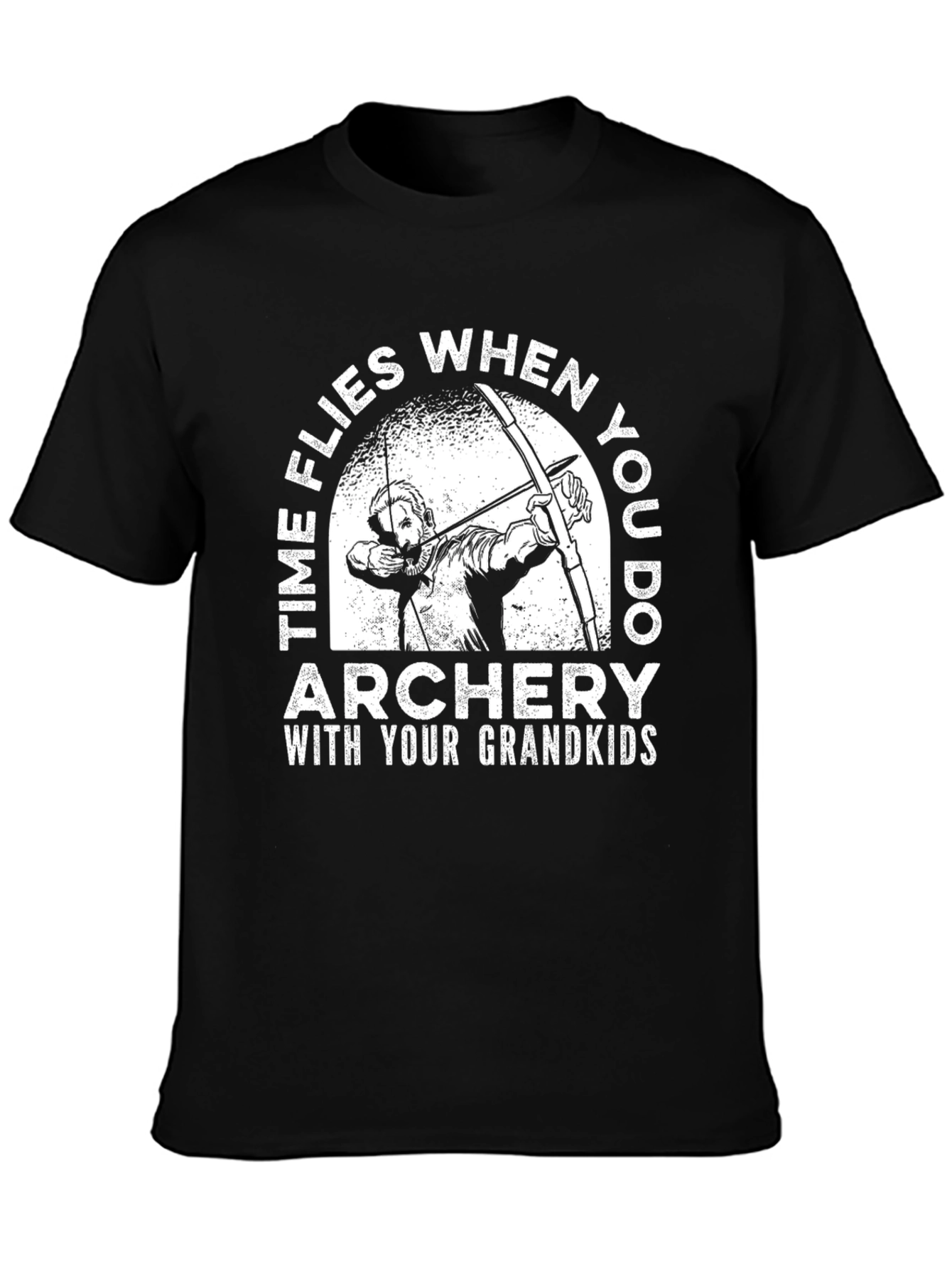 Archery with Grandkids T-Shirt - Time Flies!