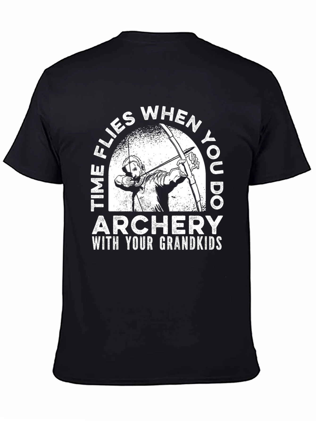 Archery with Grandkids T-Shirt - Time Flies!