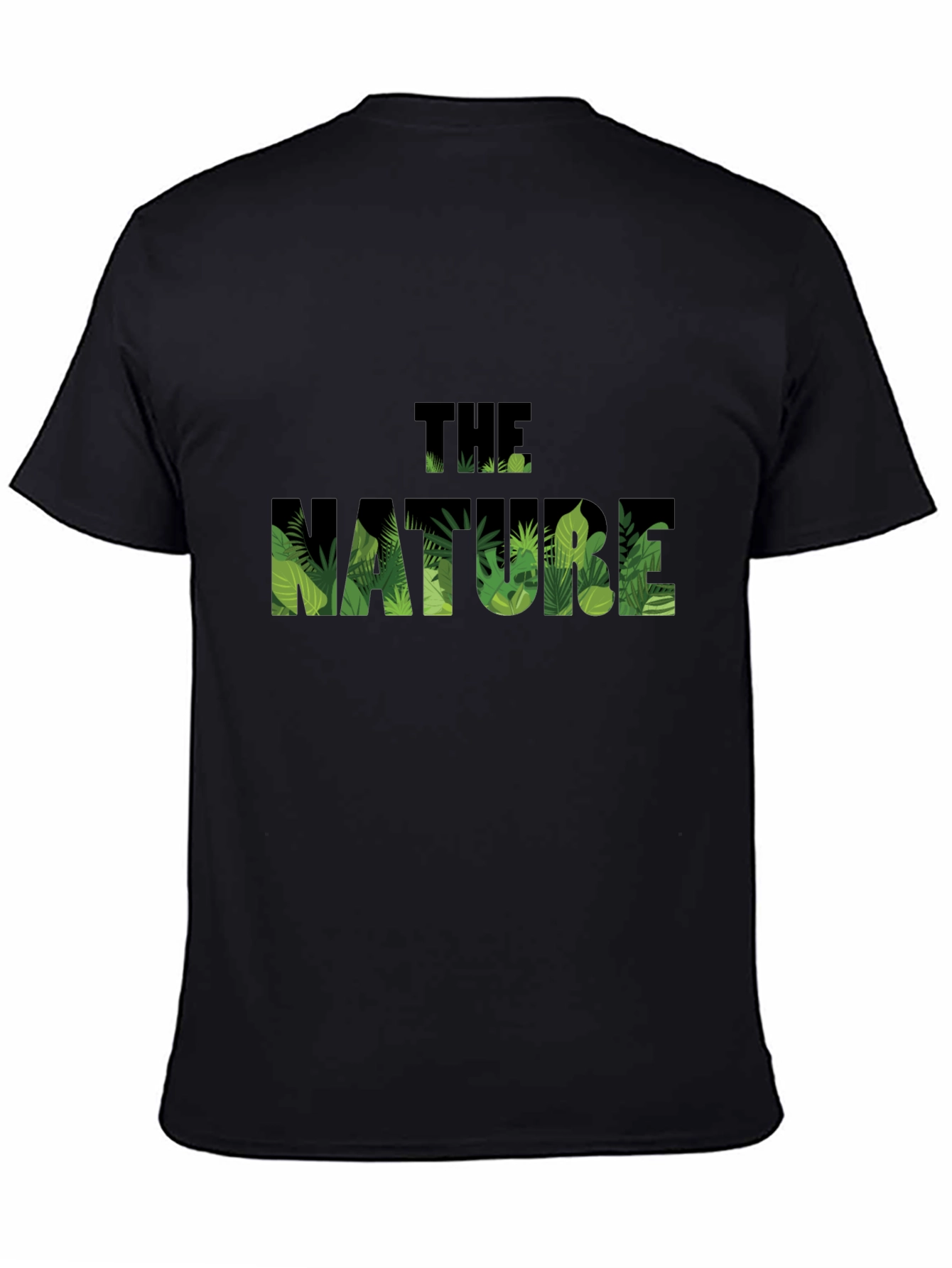 Nature Graphic Black T-Shirt