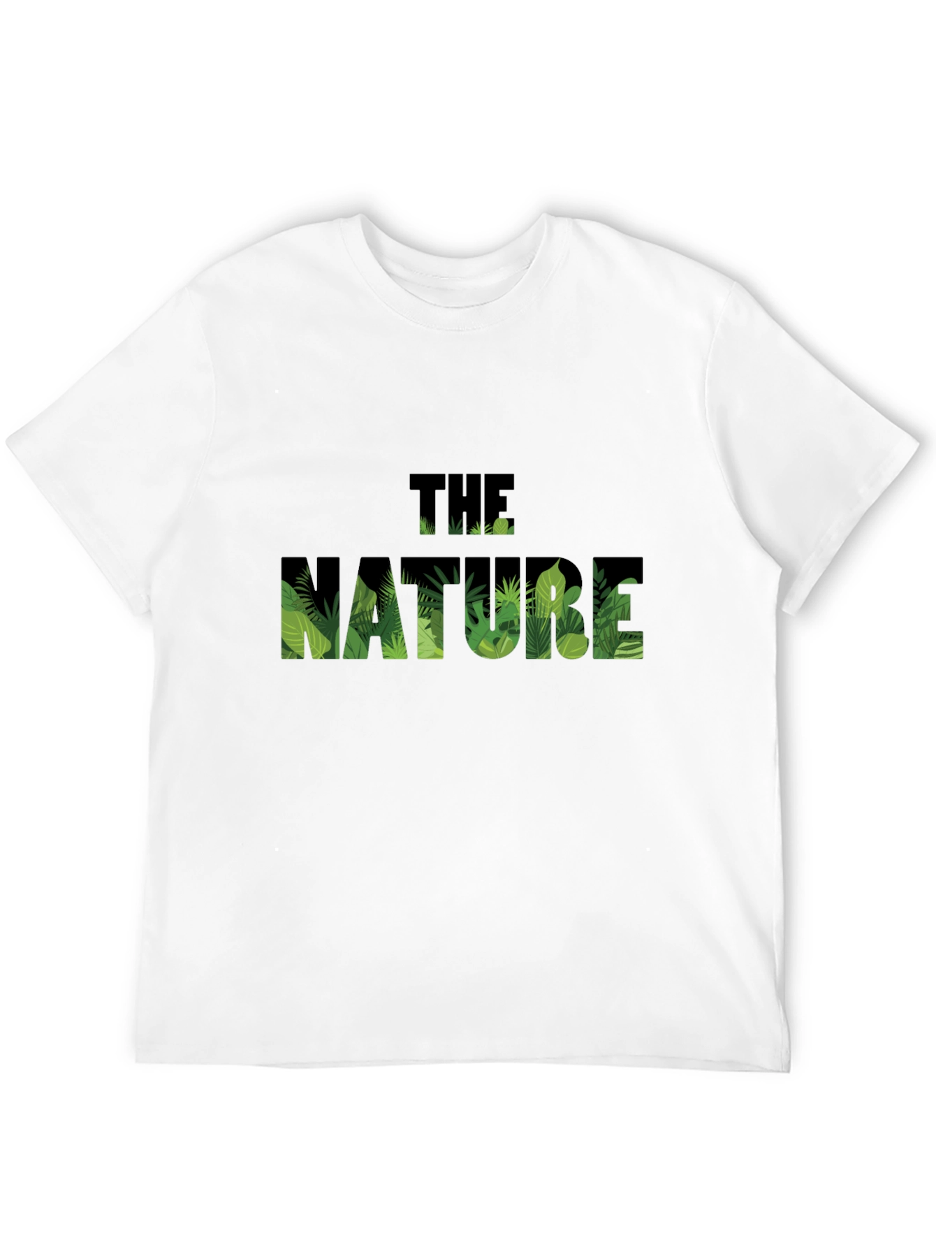 Nature Graphic Black T-Shirt