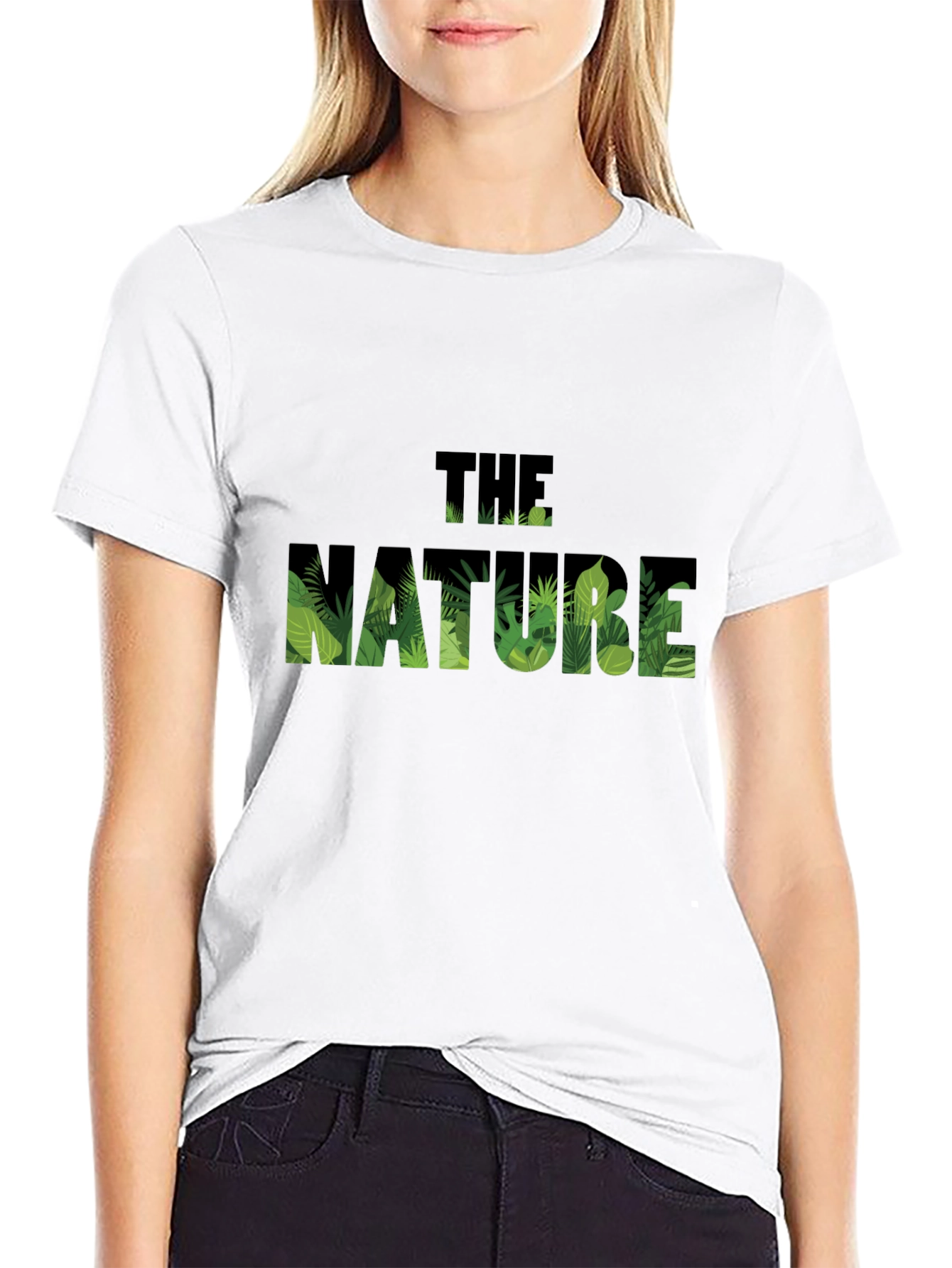 Nature Graphic Black T-Shirt