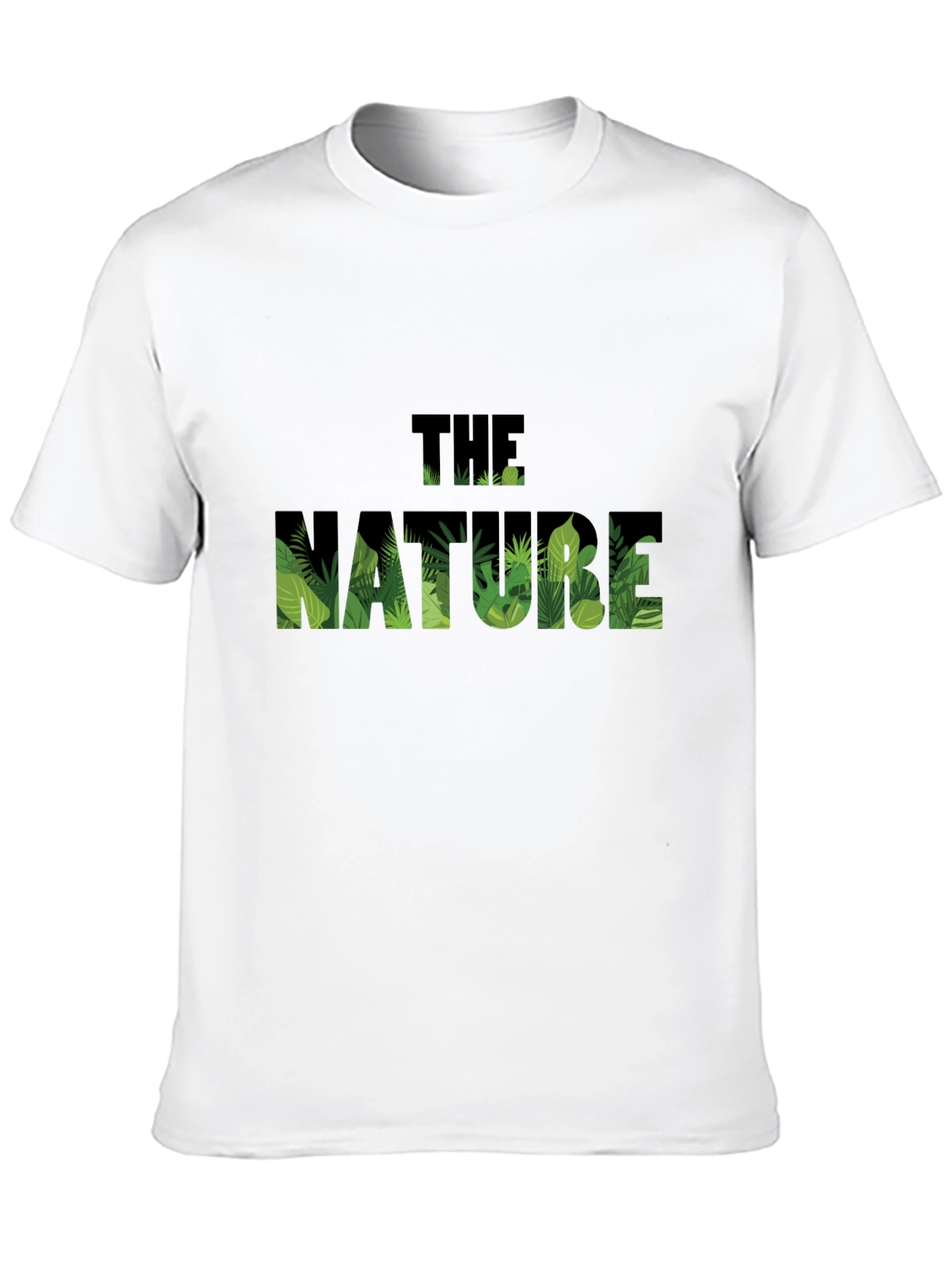 Nature Graphic Black T-Shirt