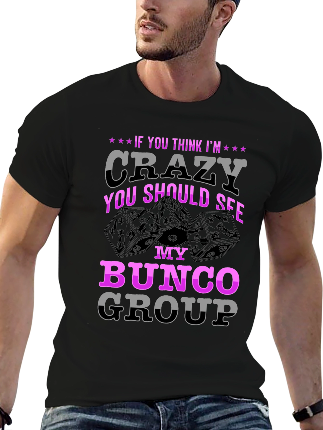 Crazy Bunco Group Graphic Tee