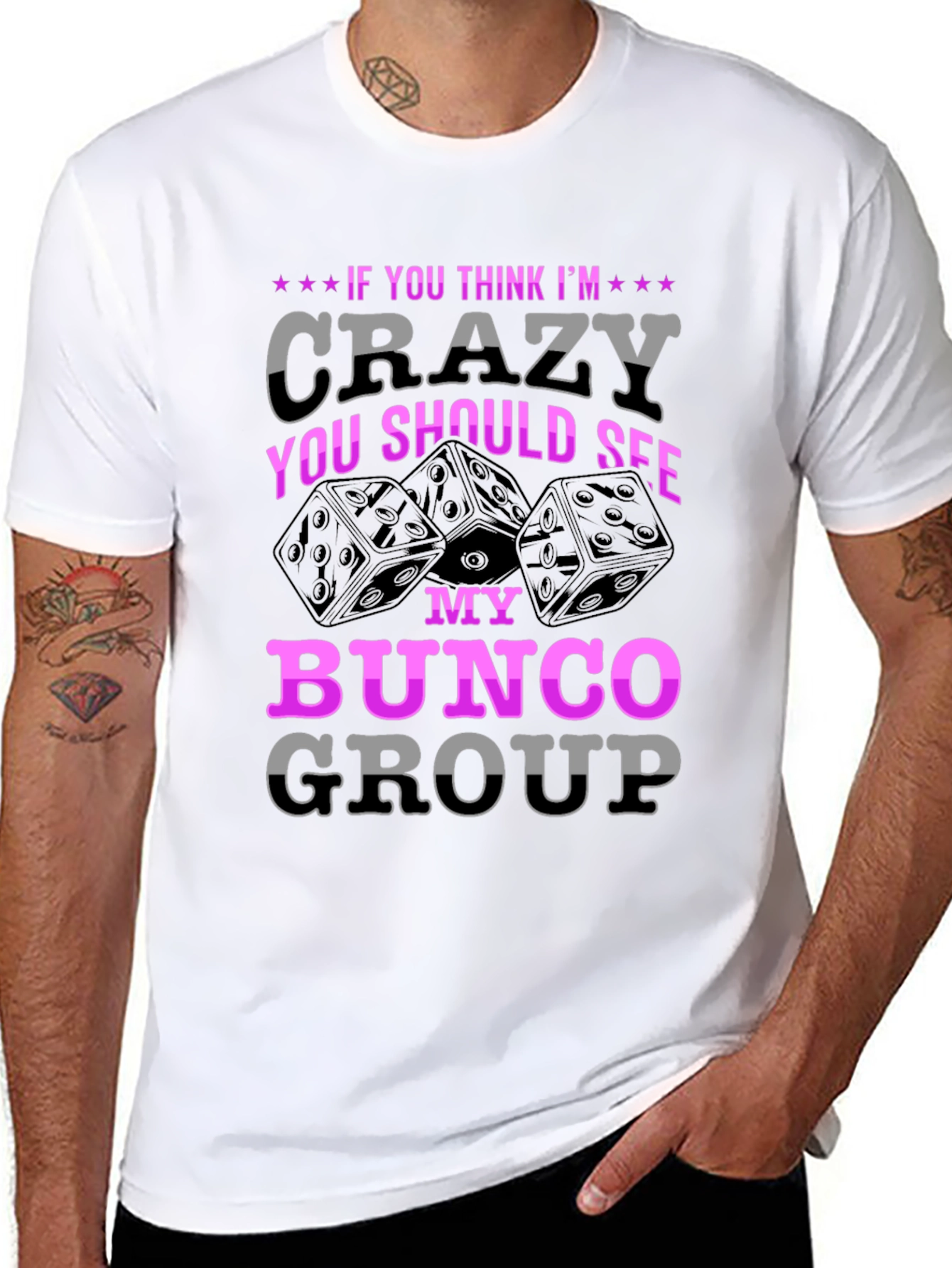 Crazy Bunco Group Graphic Tee