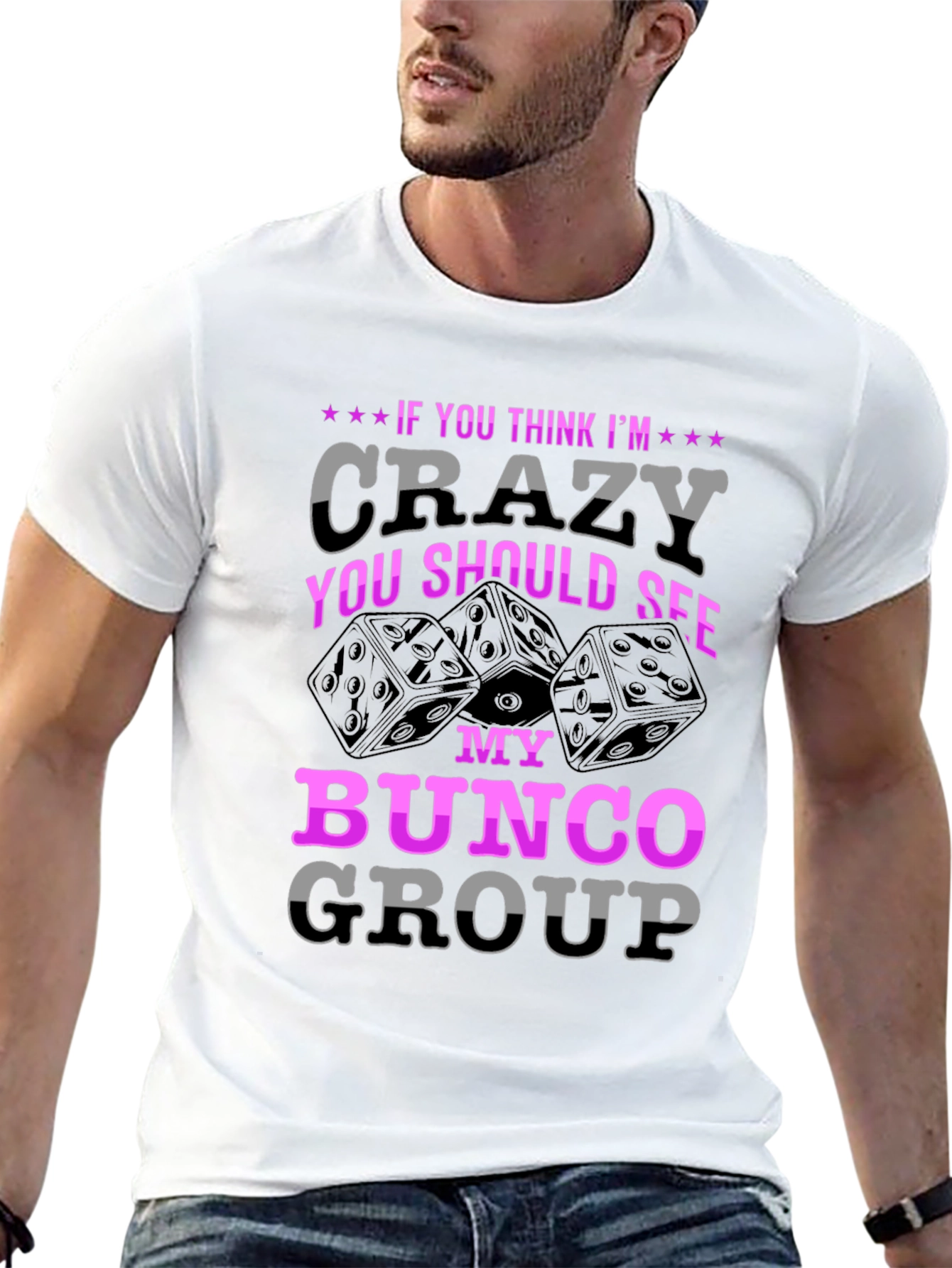 Crazy Bunco Group Graphic Tee