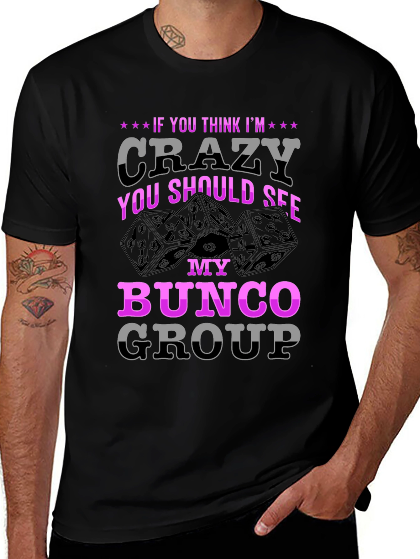 Crazy Bunco Group Graphic Tee