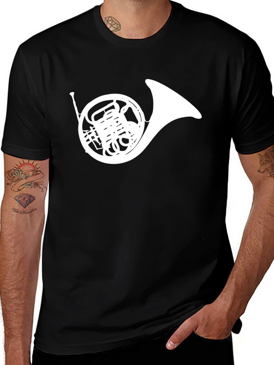 French Horn Graphic Tee - Musicians Apparel