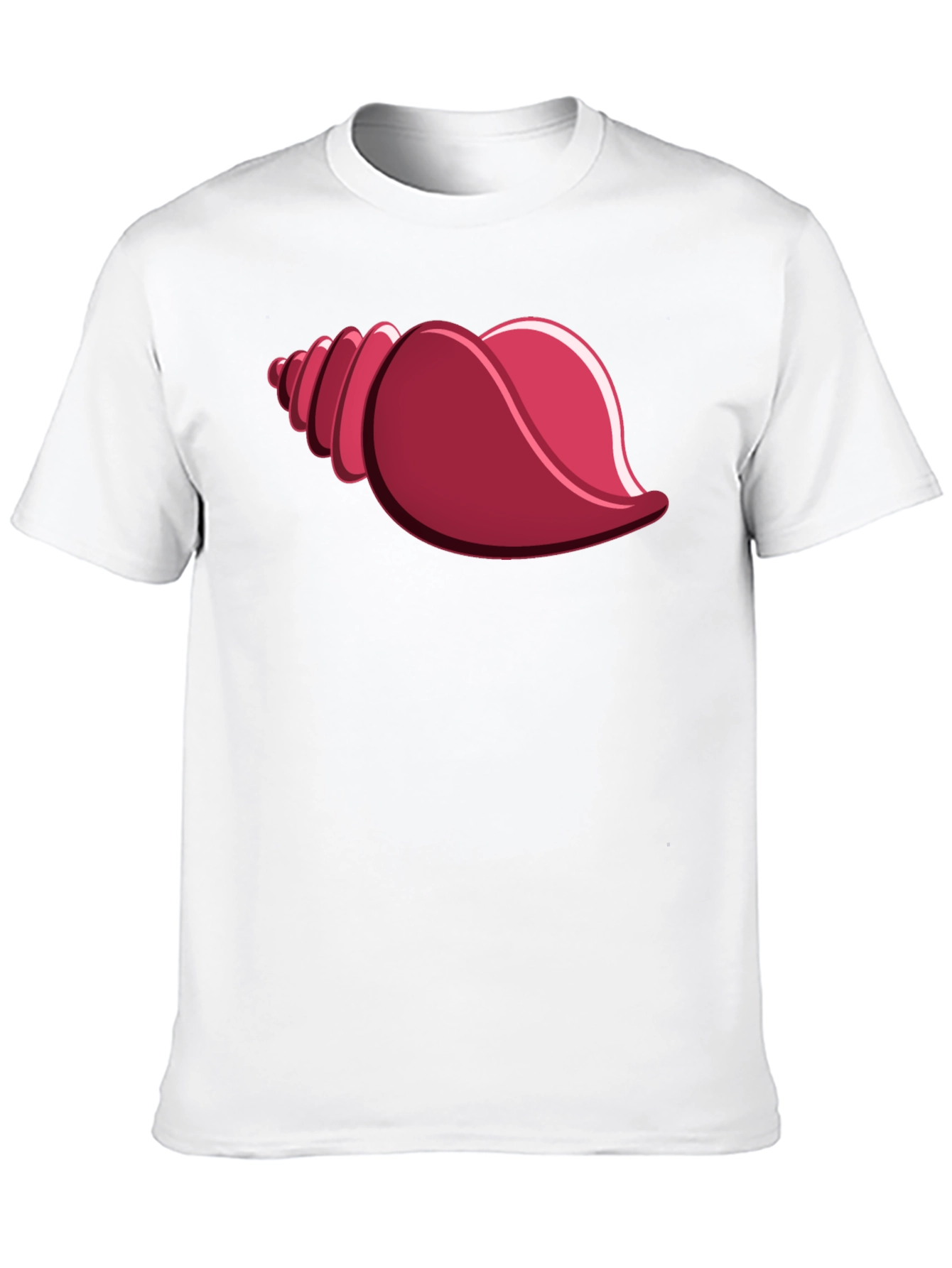 Seashell Graphic Tee - Casual Black T-Shirt
