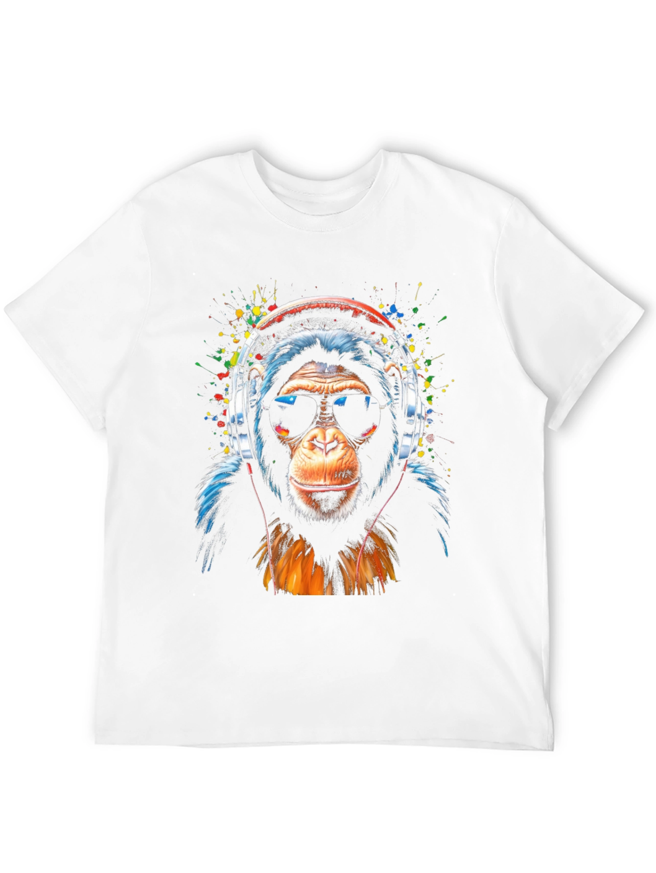 Cool Monkey Graphic Tee - Black T-Shirt