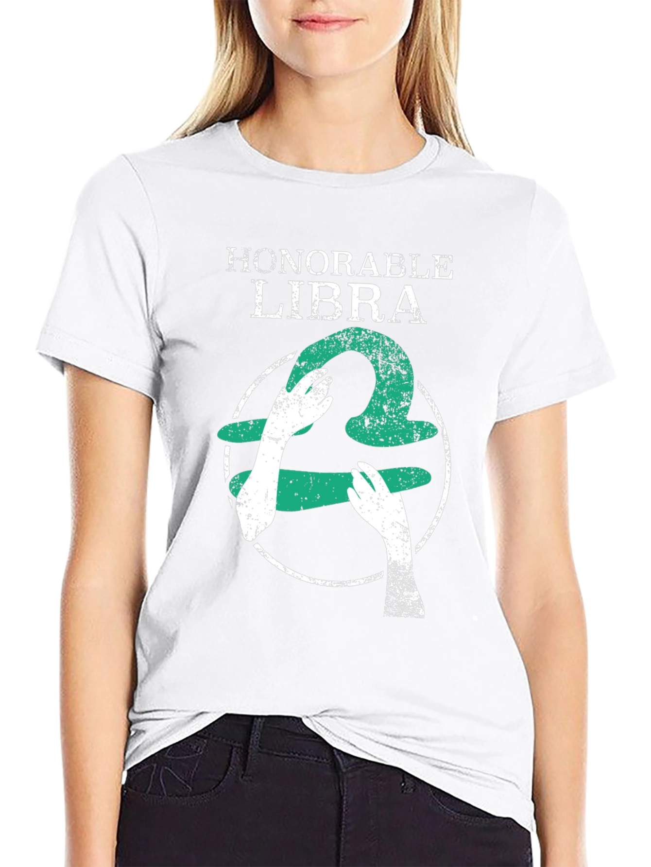 Honorable Libra Zodiac Graphic T-Shirt