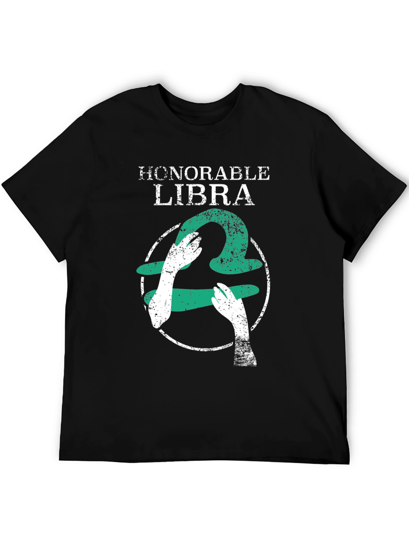 Honorable Libra Zodiac Graphic T-Shirt