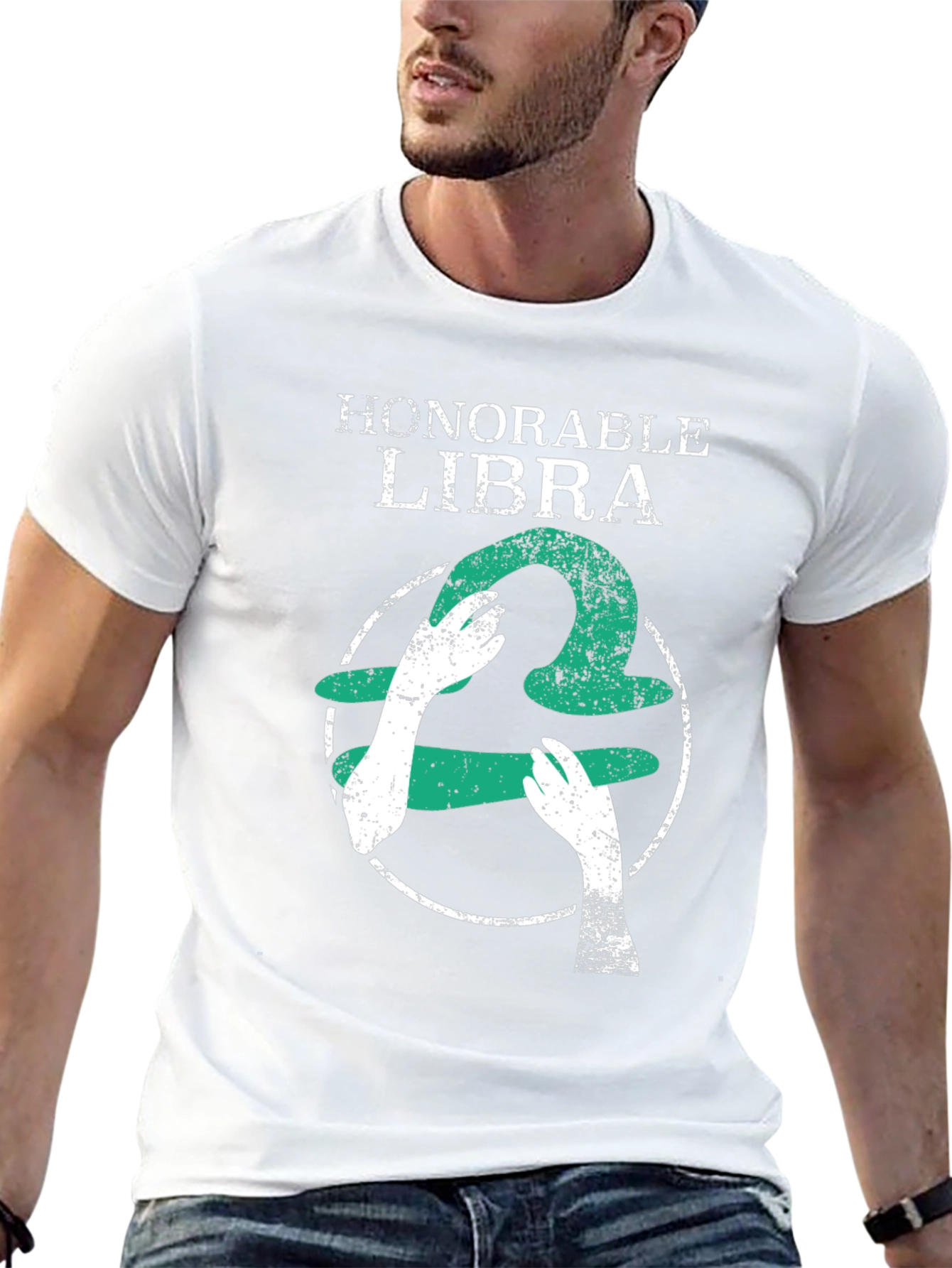 Honorable Libra Zodiac Graphic T-Shirt