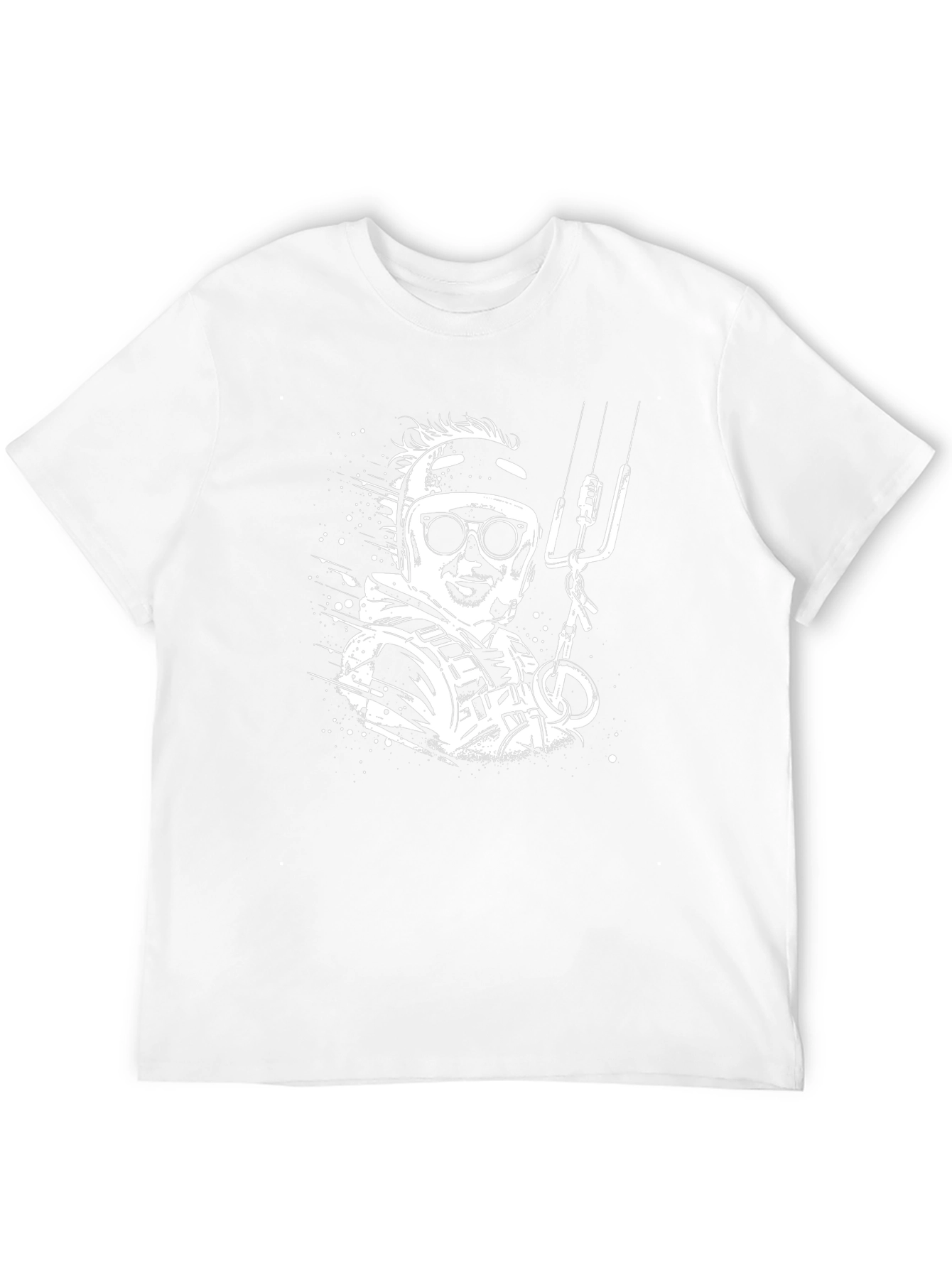 Cool Adventure Seeker Graphic Tee - Black