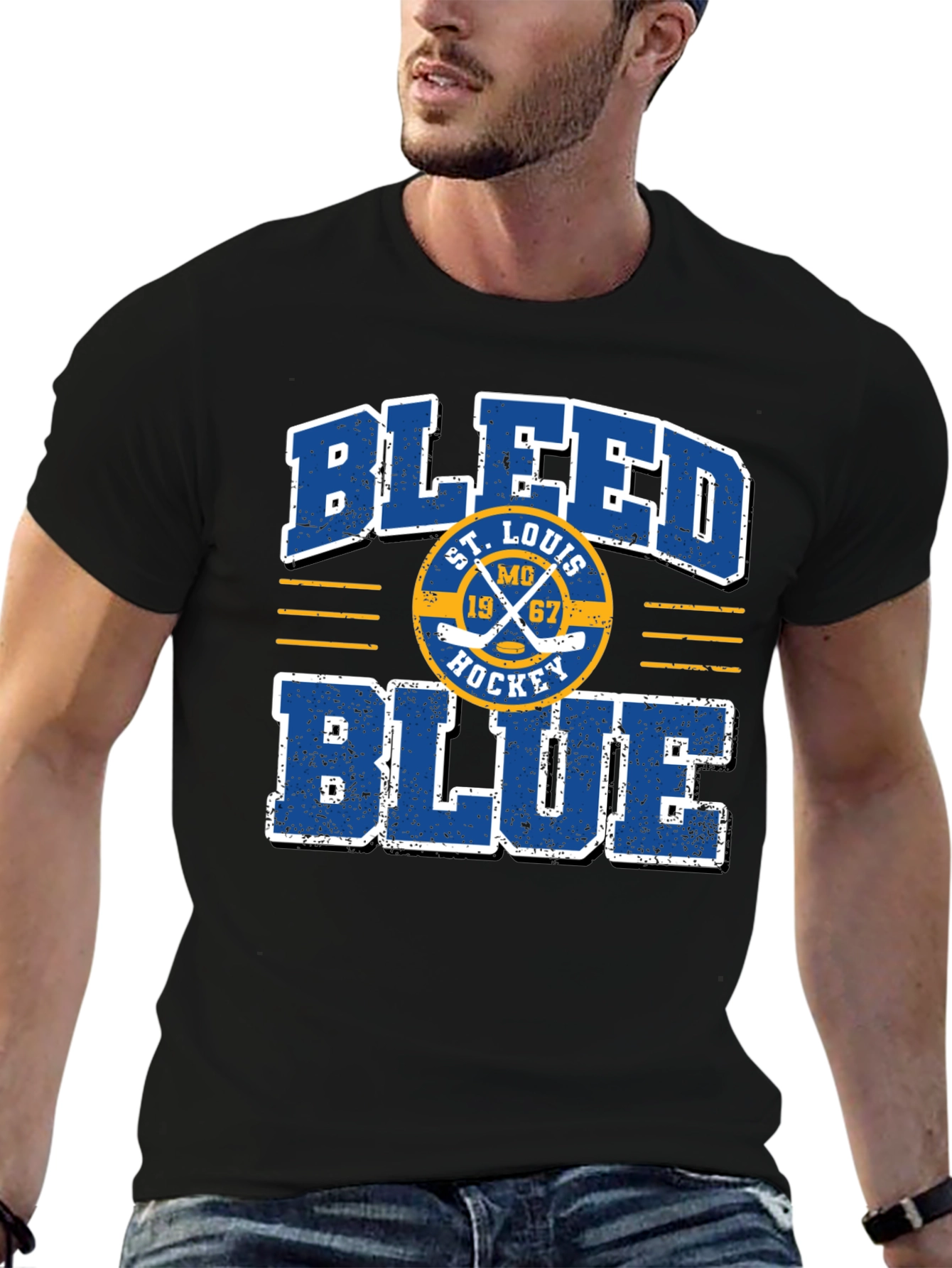 St. Louis Blues Hockey Graphic T-Shirt