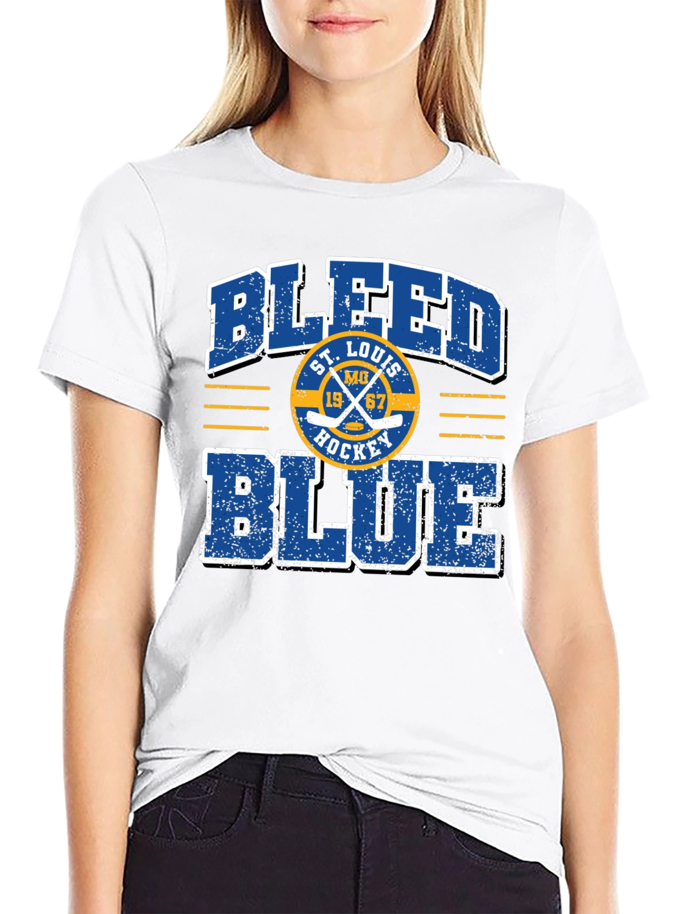 St. Louis Blues Hockey Graphic T-Shirt