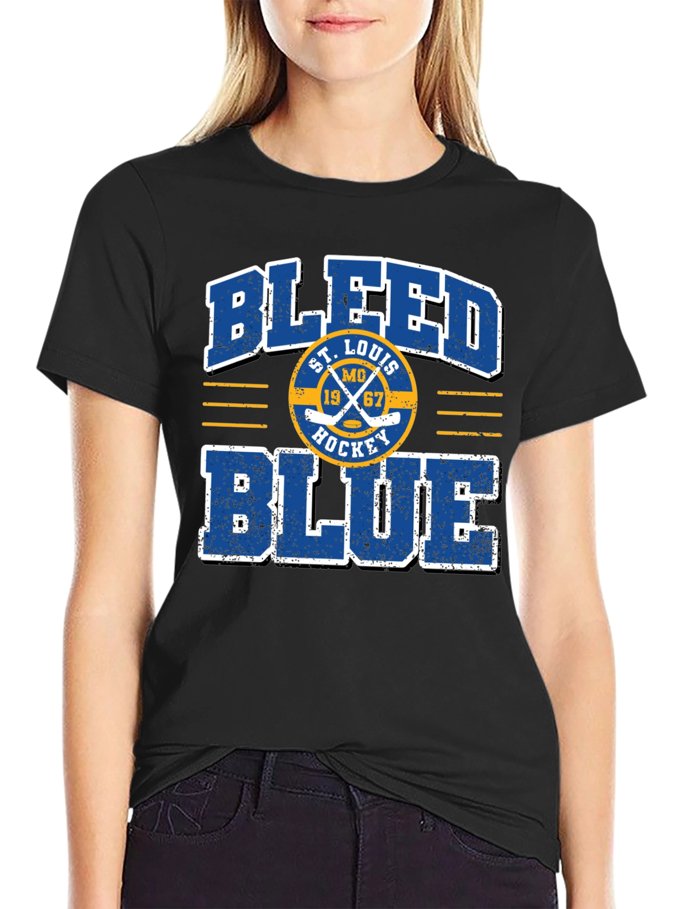 St. Louis Blues Hockey Graphic T-Shirt