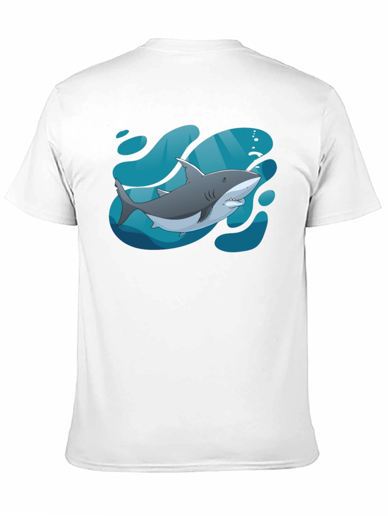 Shark Graphic Black T-Shirt - Stylish Sea Life Tee
