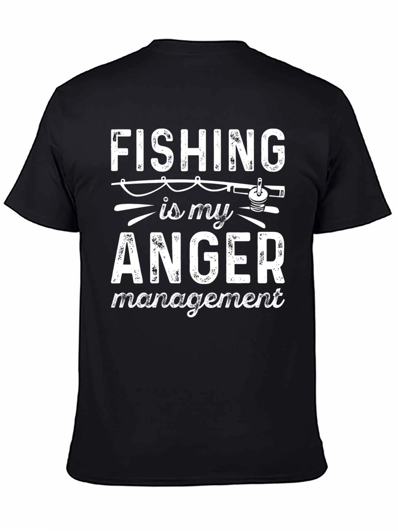 Fishing is My Anger Management Funny T-Shirt