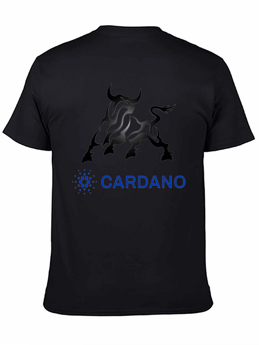 Cardano Bull Black T-Shirt