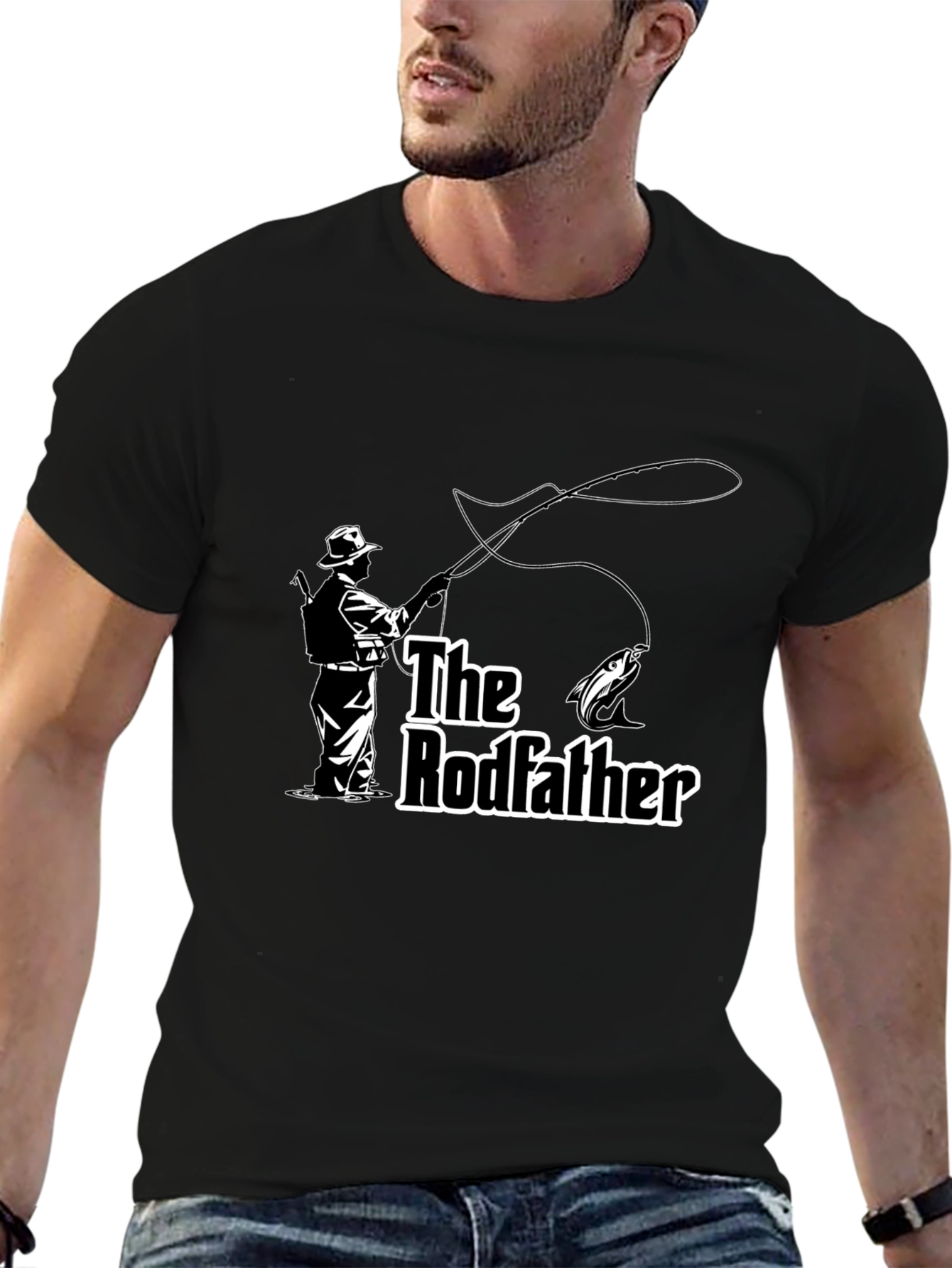 The Rodfather Fishing T-Shirt - Angler Gift