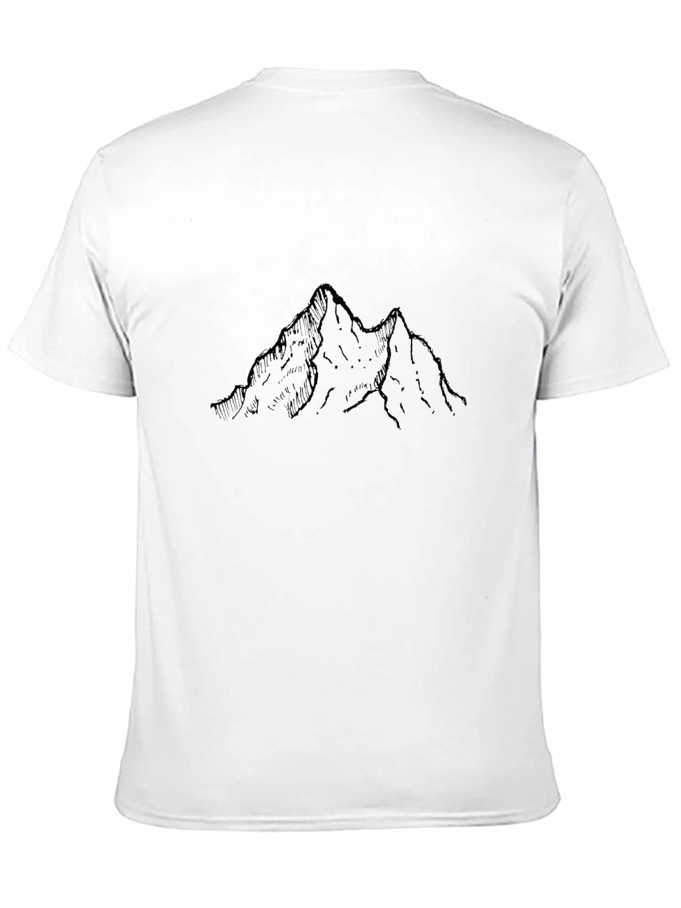 Mountain Sketch T-Shirt - Black