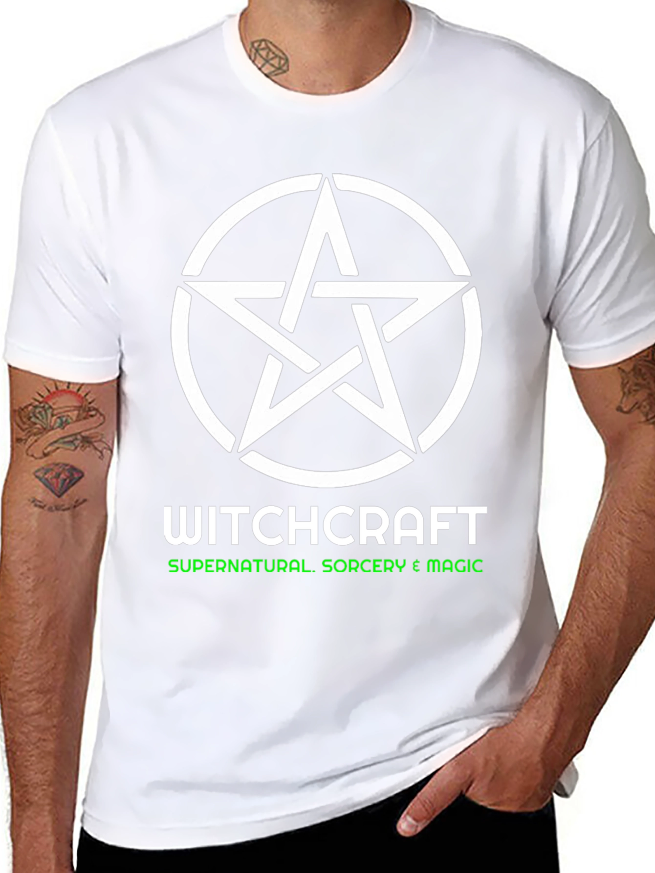 Witchcraft Graphic Tee - Supernatural Sorcery Magic Shirt