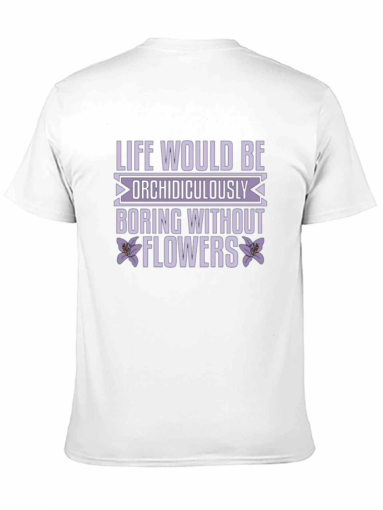 Life Needs Flowers Black Graphic Tee Shirt