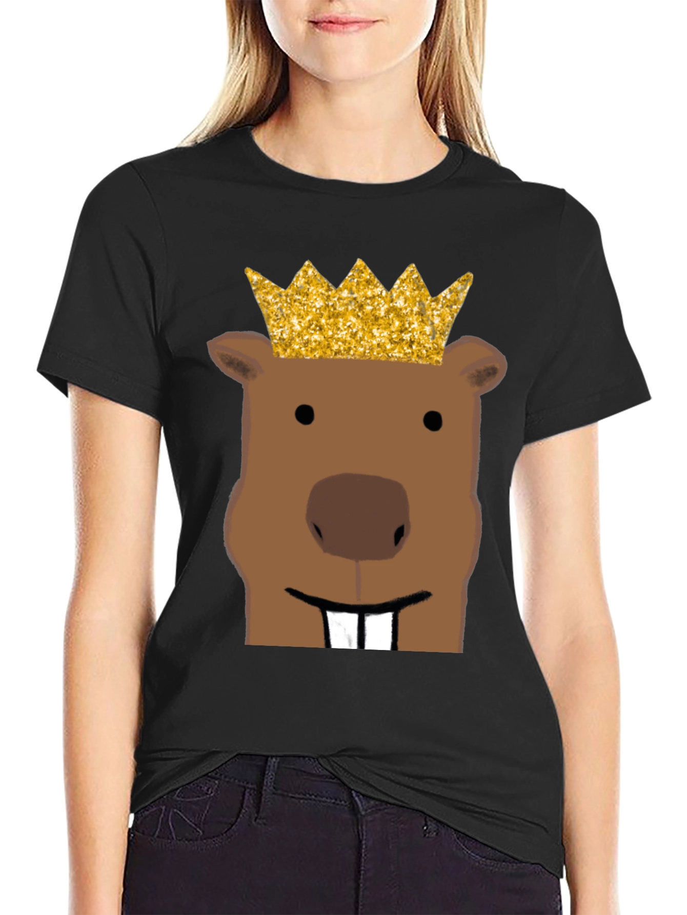 King Beaver T-Shirt - Funny Graphic Tee