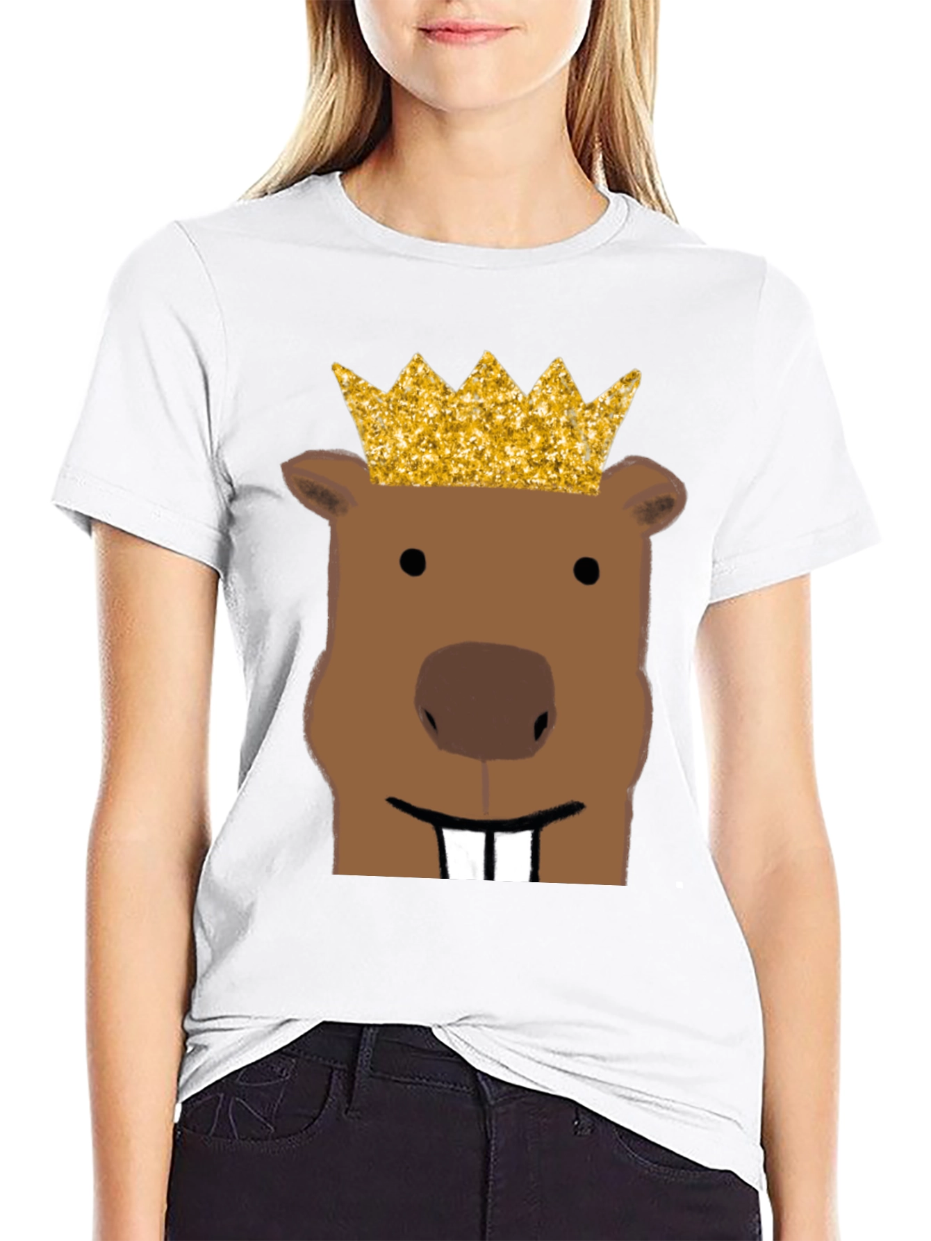 King Beaver T-Shirt - Funny Graphic Tee