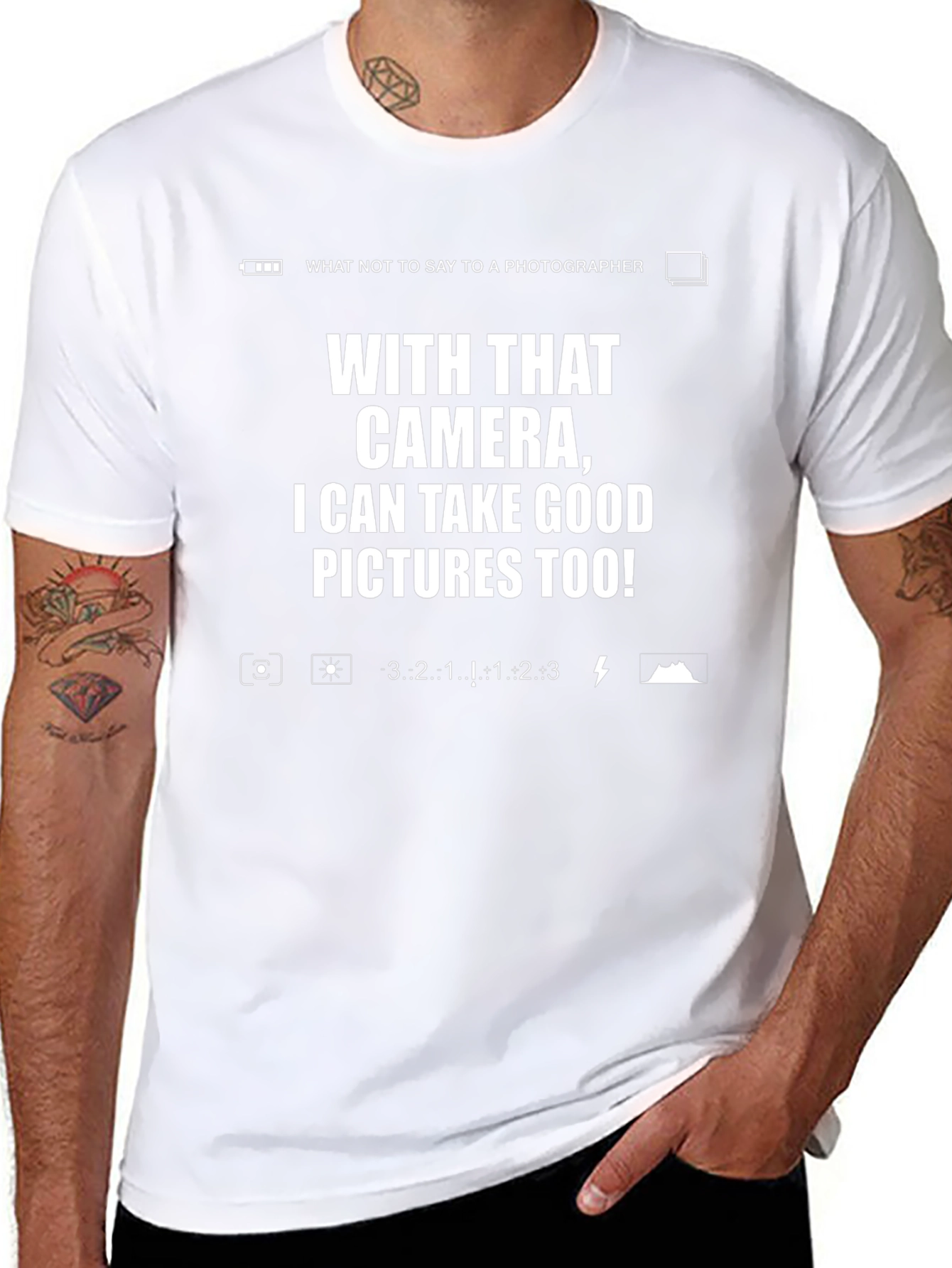 Photographer Humor T-Shirt - With That Camera!