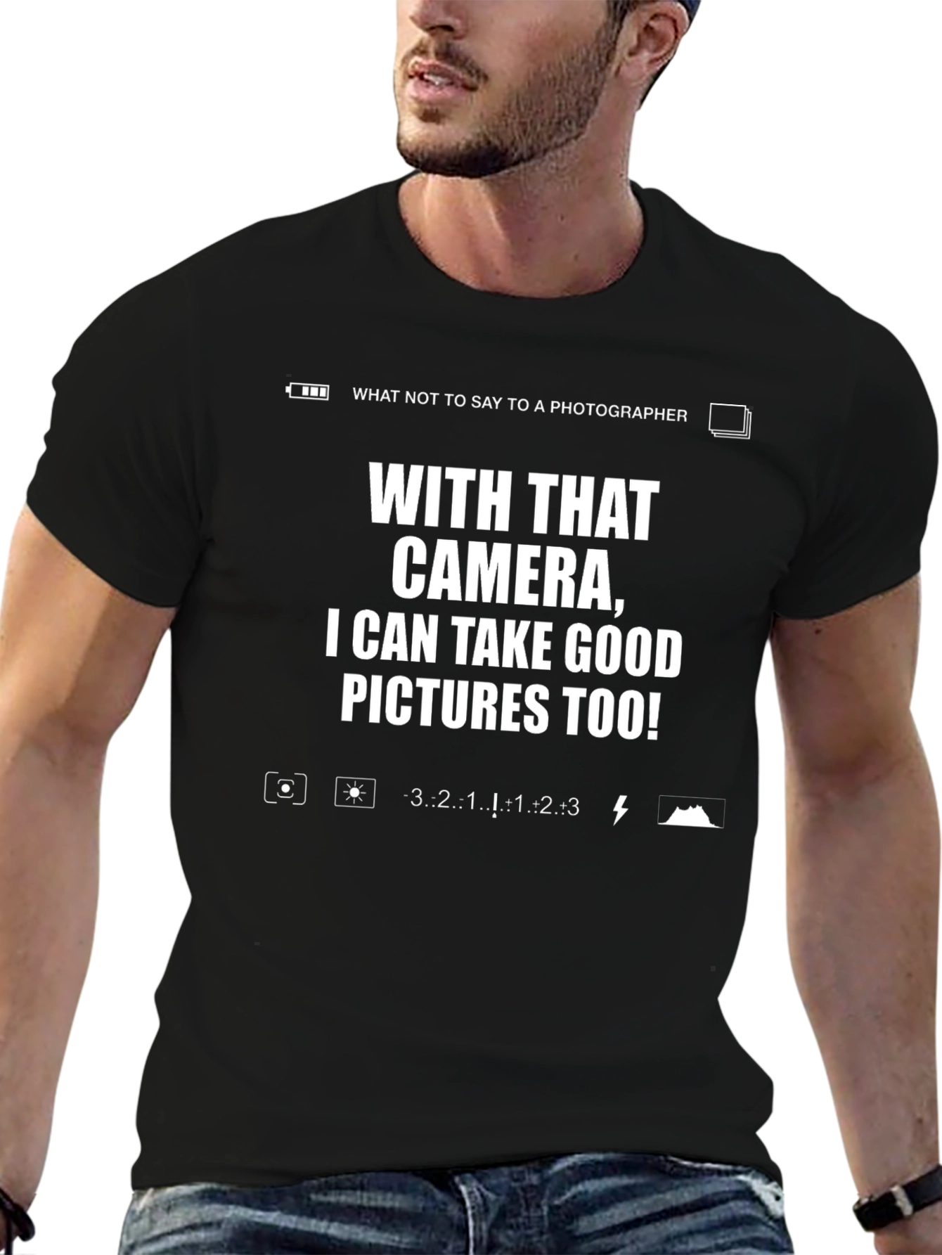 Photographer Humor T-Shirt - With That Camera!