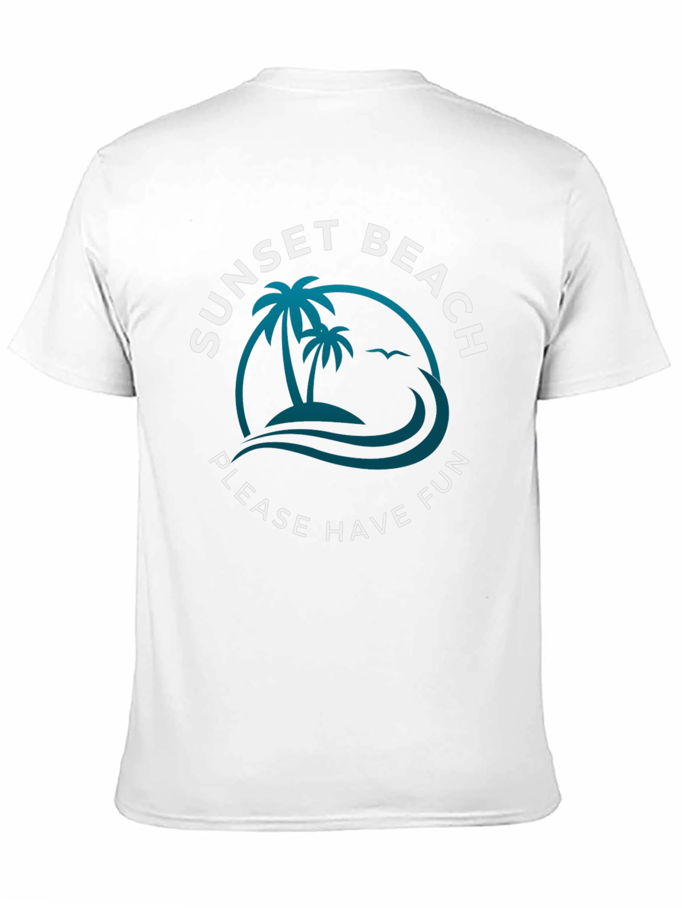 Sunset Beach Fun Graphic Tee