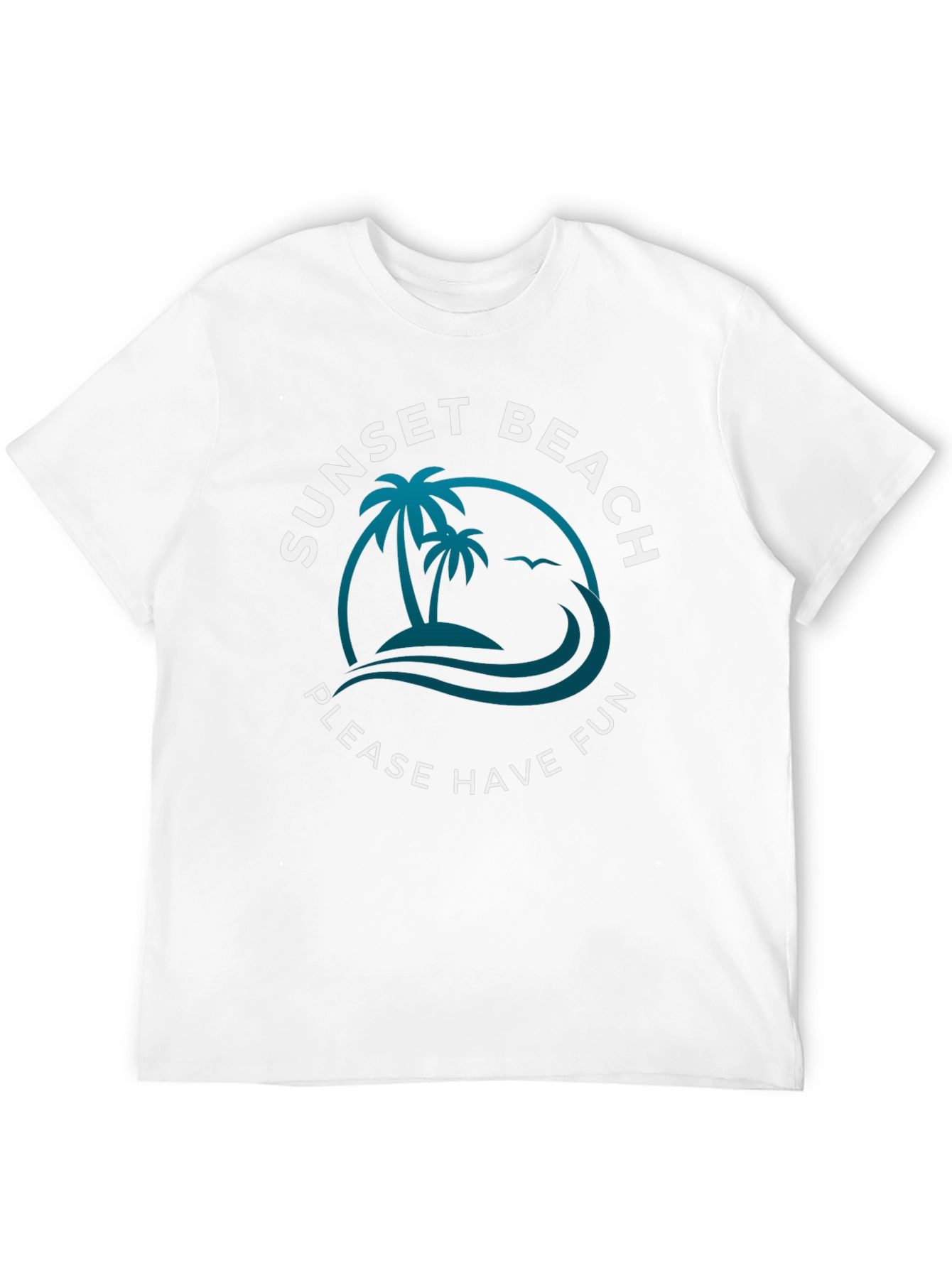Sunset Beach Fun Graphic Tee