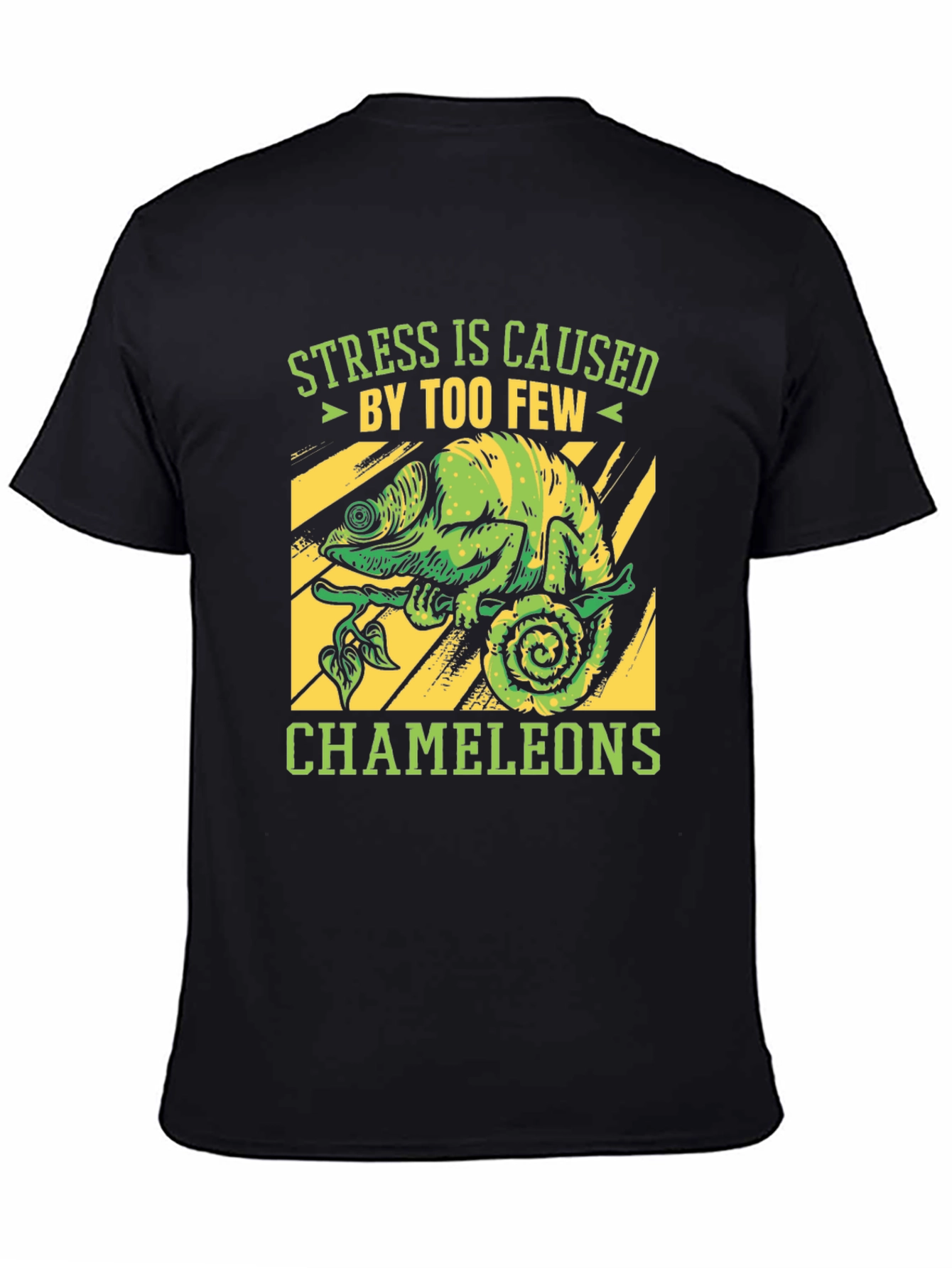 Funny Chameleon Graphic Tee - Stress Relief T-Shirt