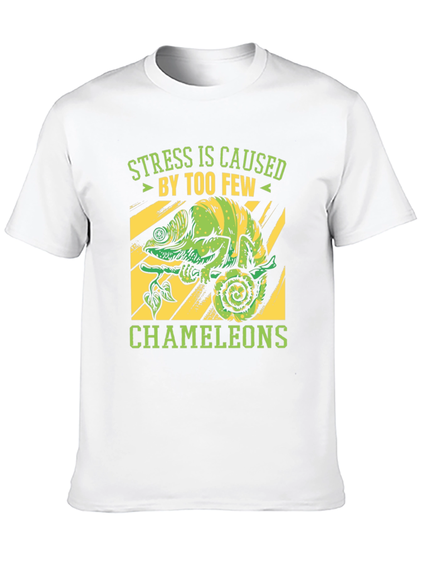 Funny Chameleon Graphic Tee - Stress Relief T-Shirt