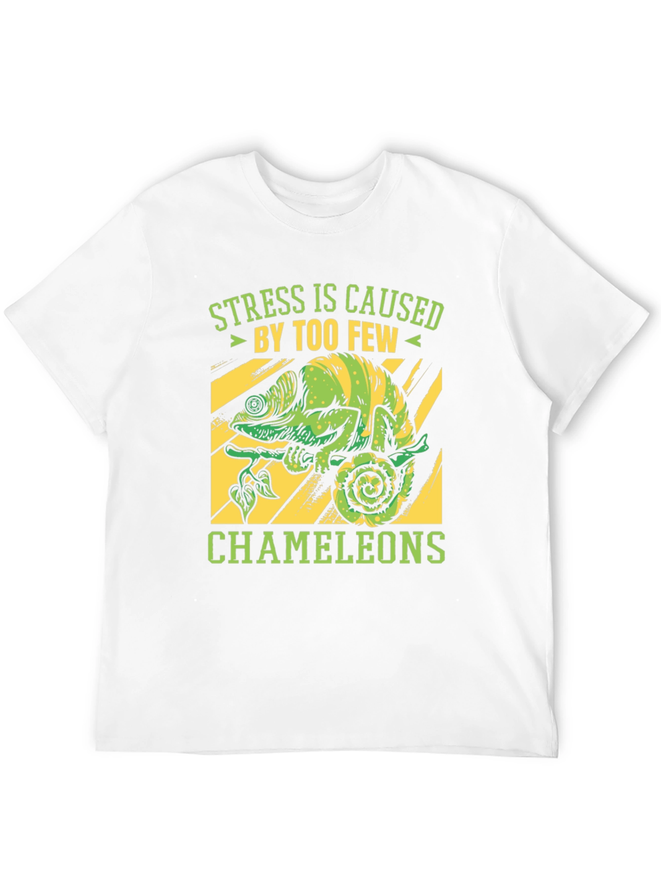 Funny Chameleon Graphic Tee - Stress Relief T-Shirt