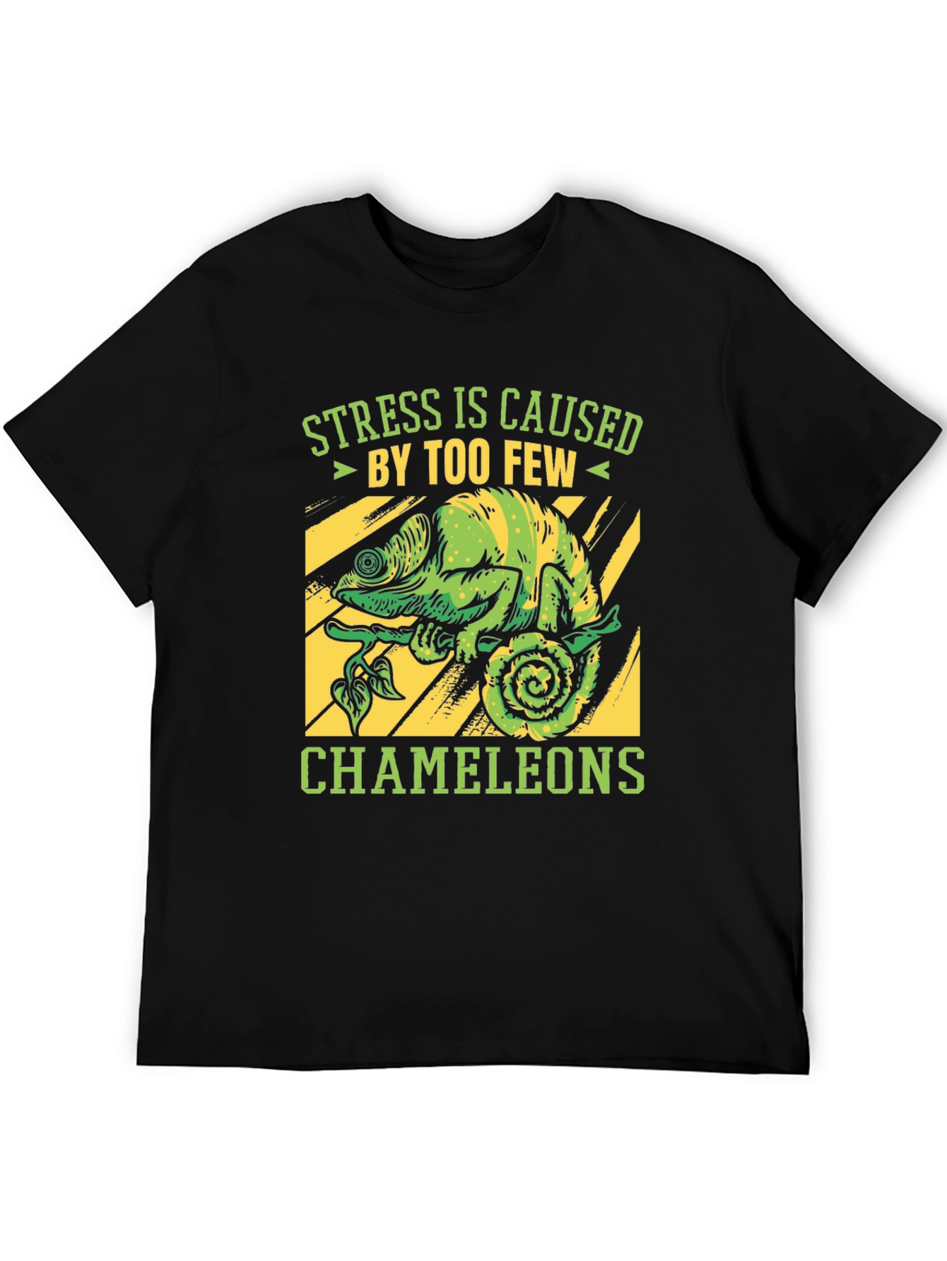 Funny Chameleon Graphic Tee - Stress Relief T-Shirt