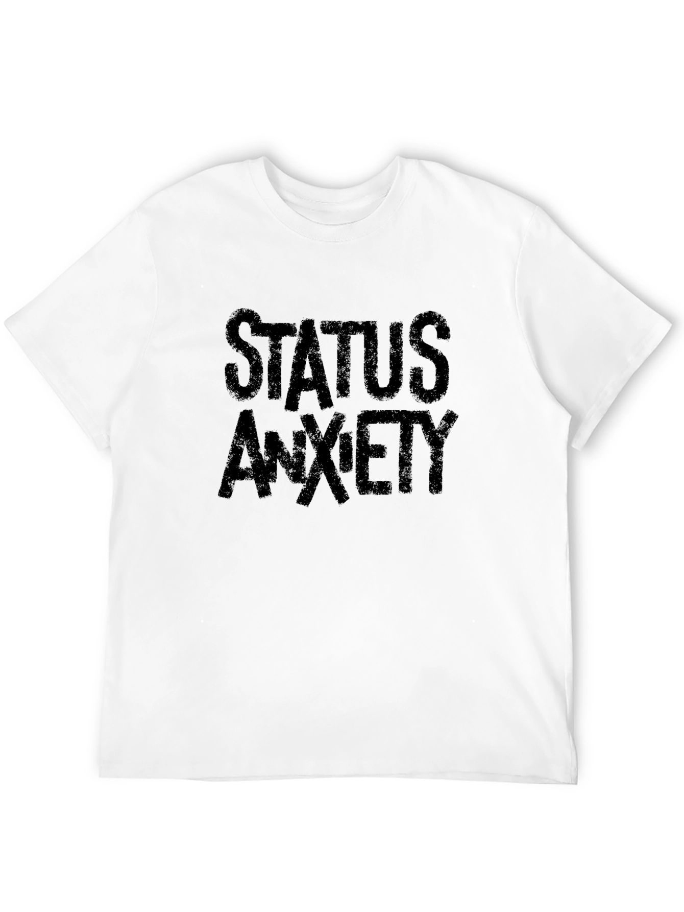 Status Anxiety Black Graphic T-Shirt