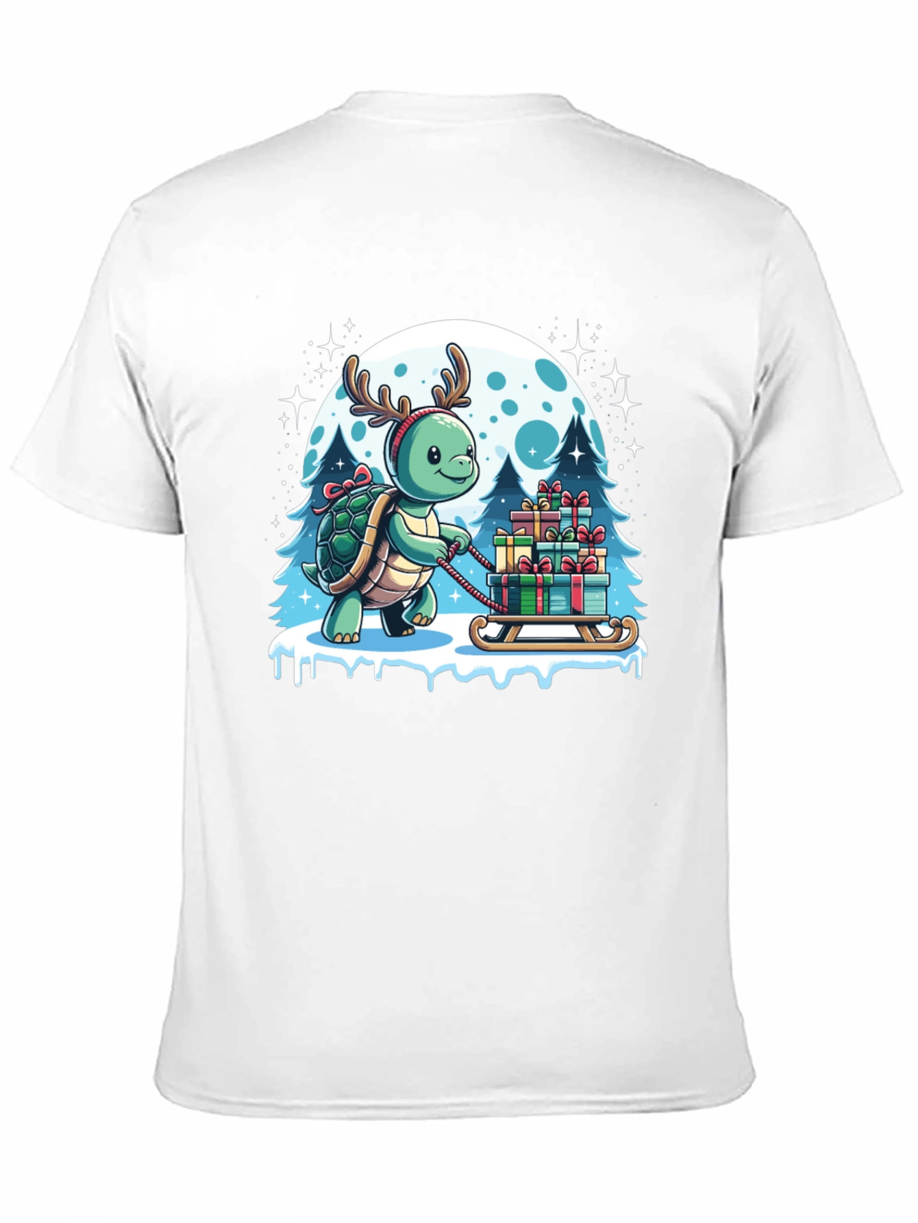 Festive Turtle Christmas T-Shirt