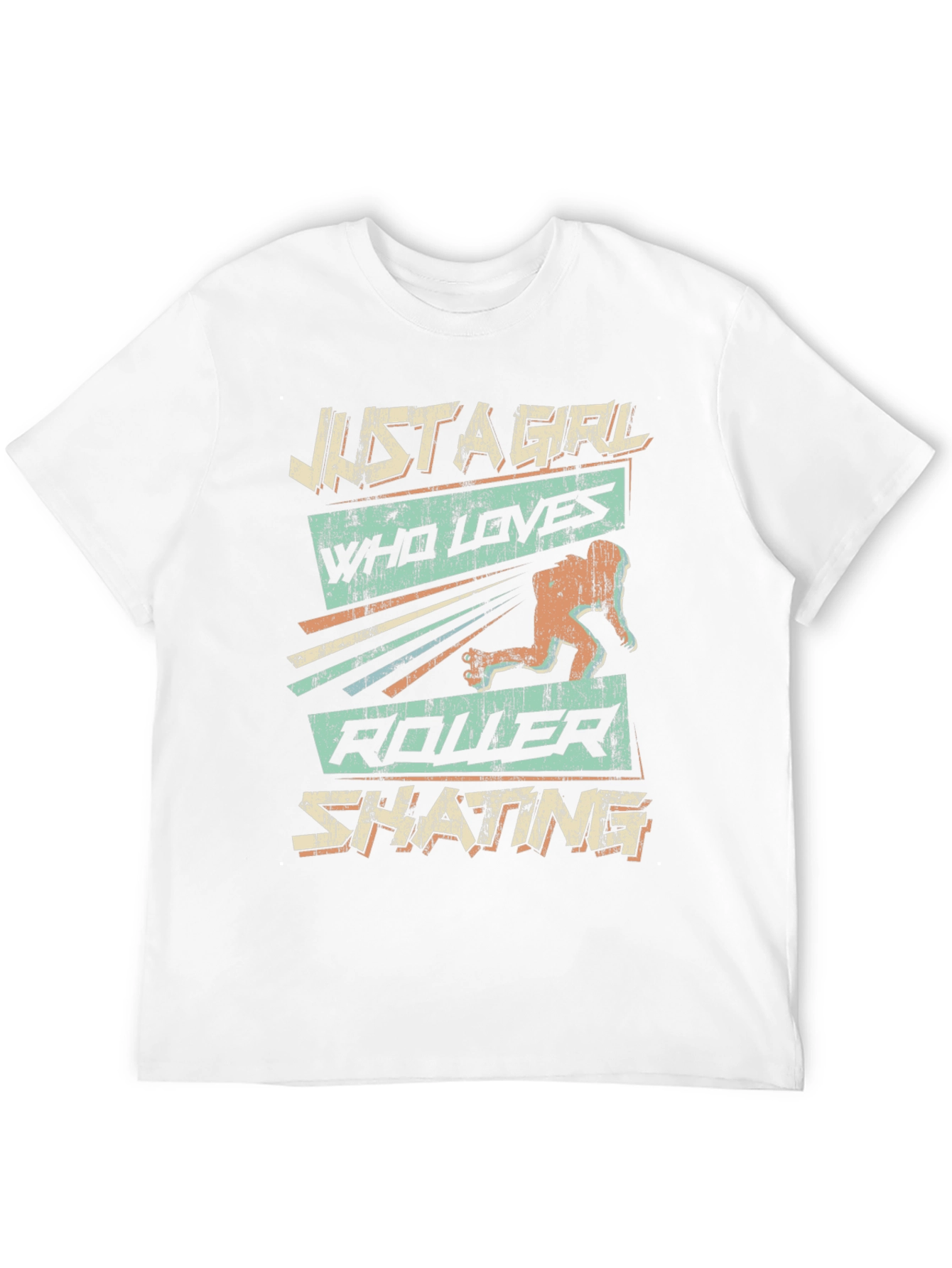 Just A Girl Who Loves Roller Skating T-Shirt