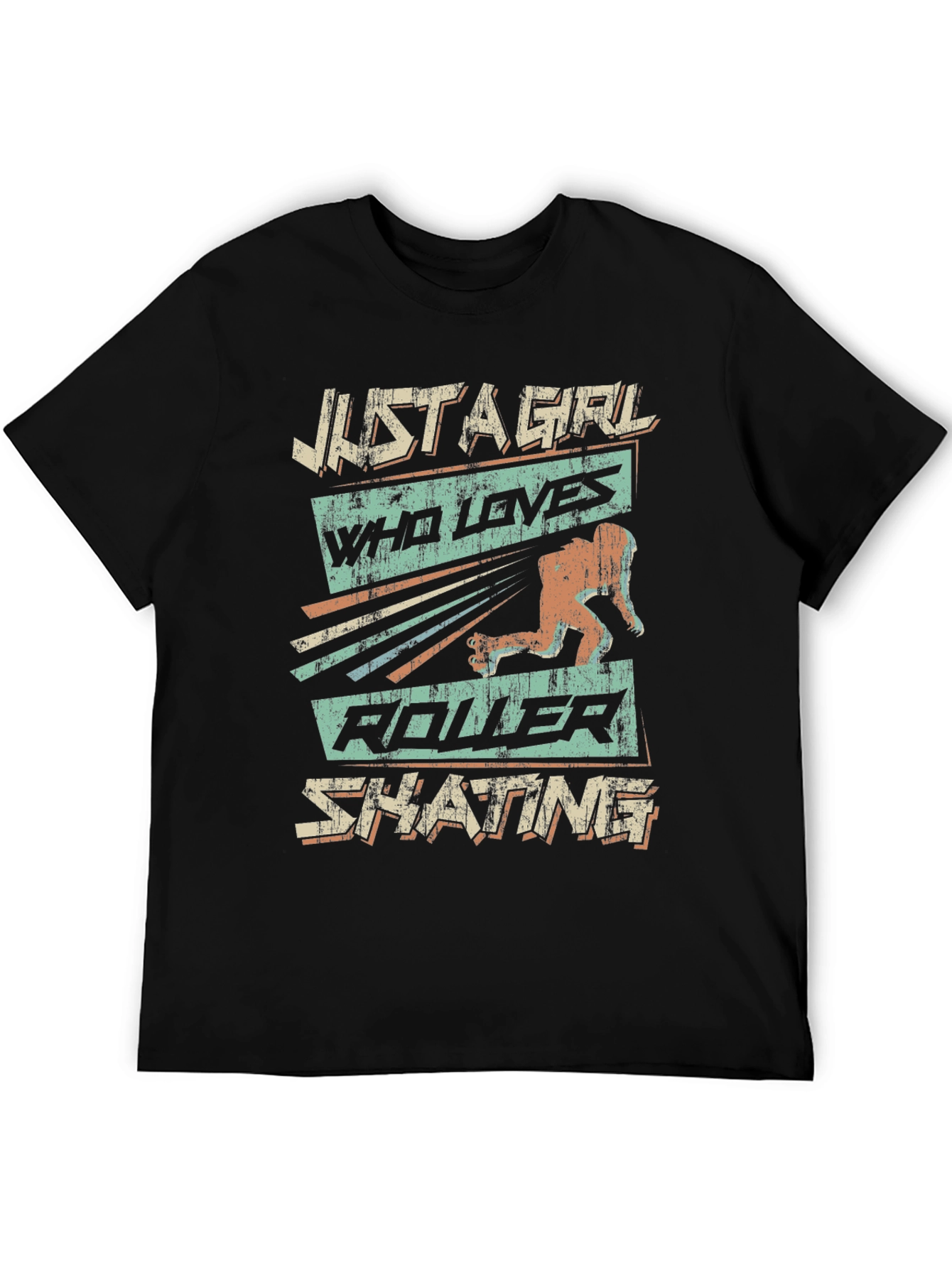 Just A Girl Who Loves Roller Skating T-Shirt