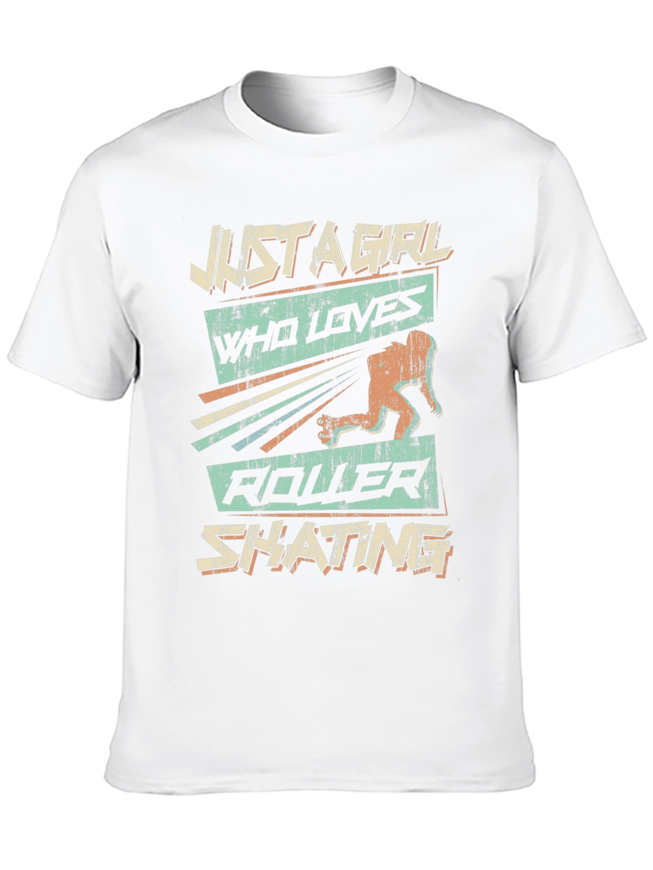 Just A Girl Who Loves Roller Skating T-Shirt