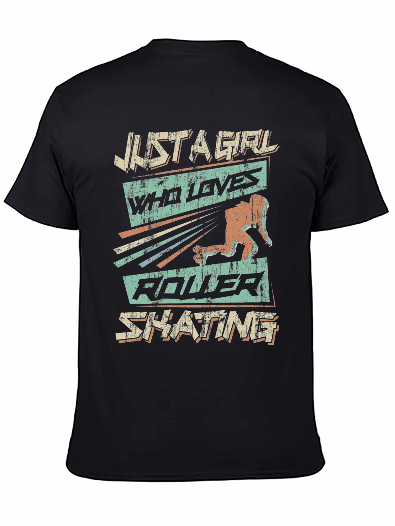 Just A Girl Who Loves Roller Skating T-Shirt